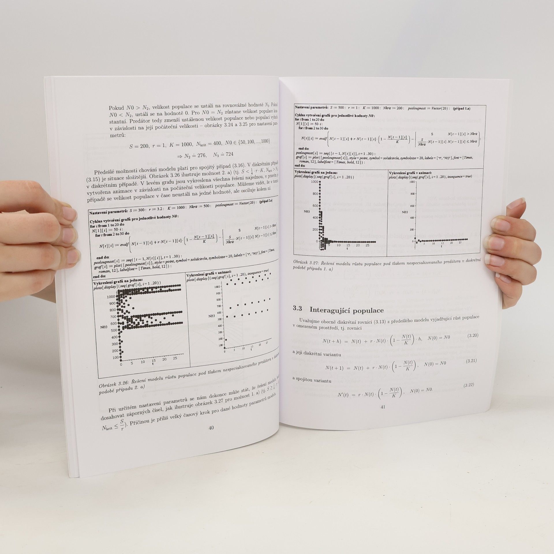 Jiří Hřebíček Úvod do matematického modelování s využitím Maple