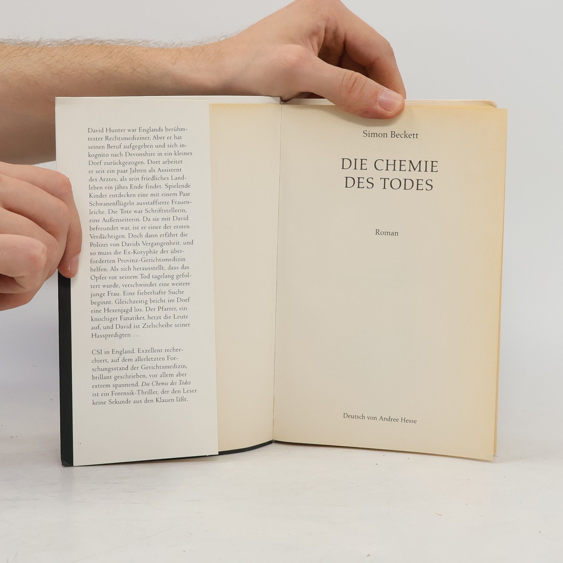 Simon Beckett Die Chemie des Todes