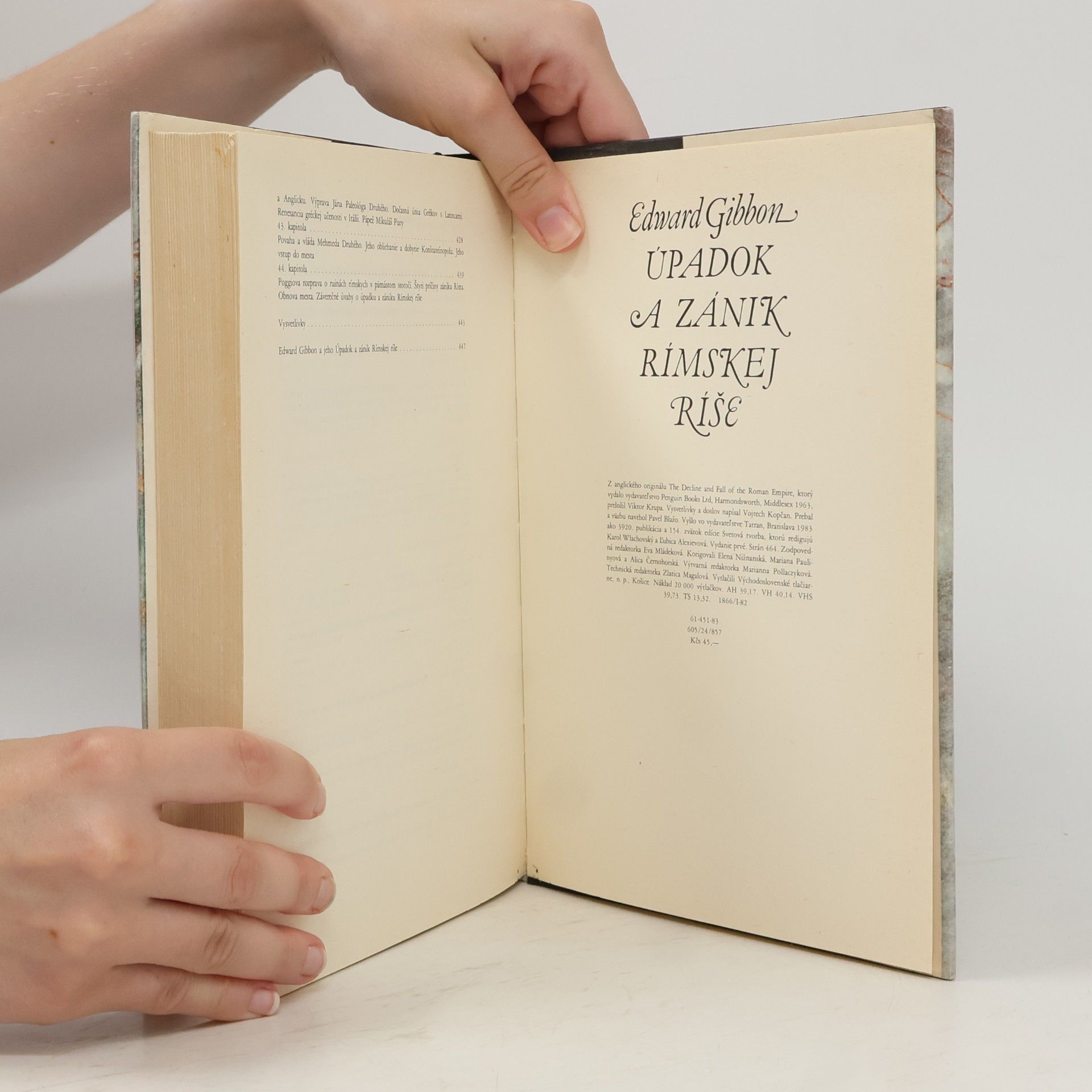 Edward Gibbon Úpadok a zánik Rímskej ríše