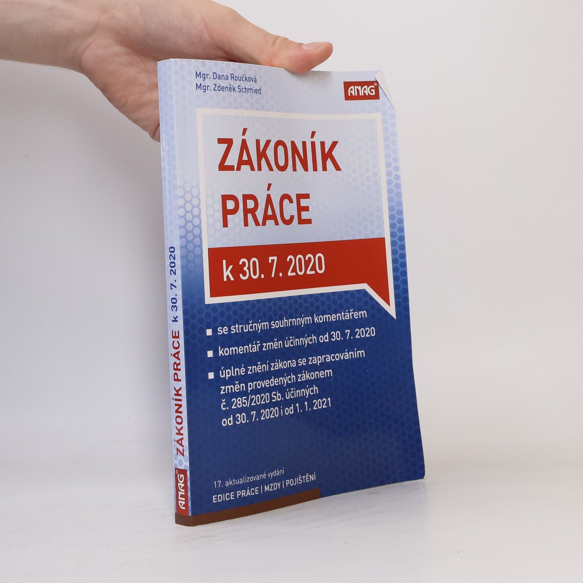 Dana Roučková Zákoník práce k 30. 7. 2020