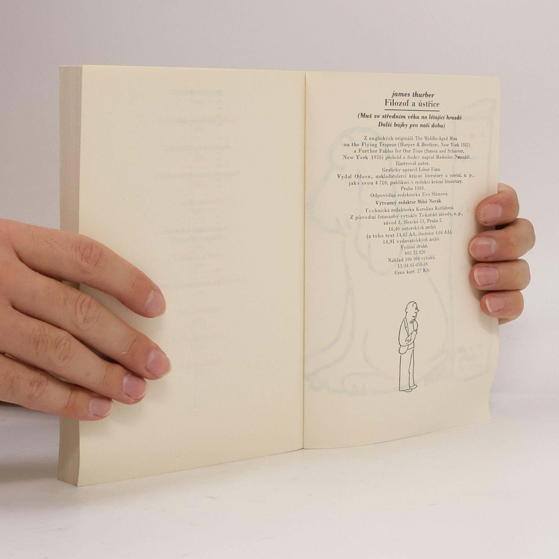 James Thurber Filozof & ústřice