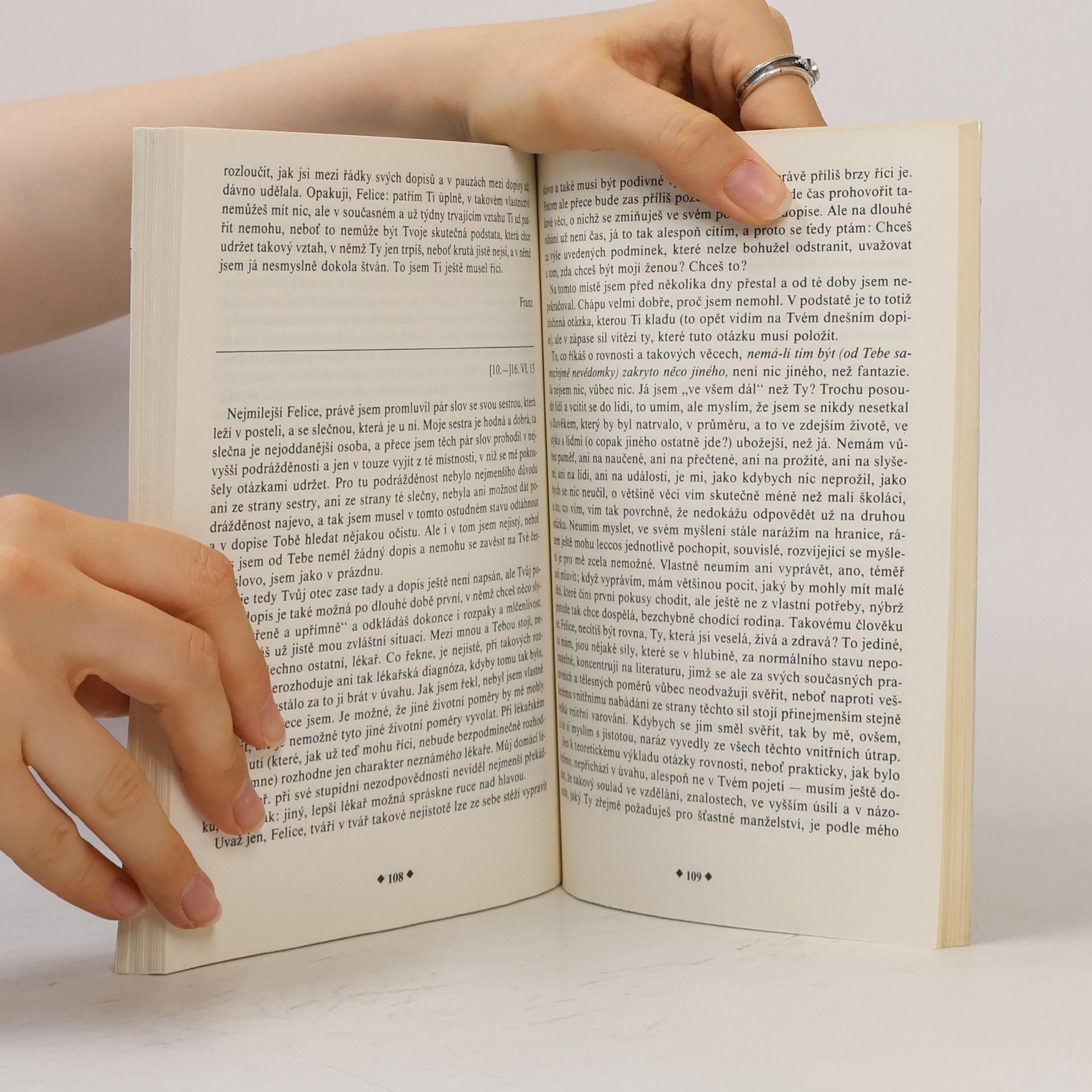 Franz Kafka Dopisy Felici: Výběr z listů
