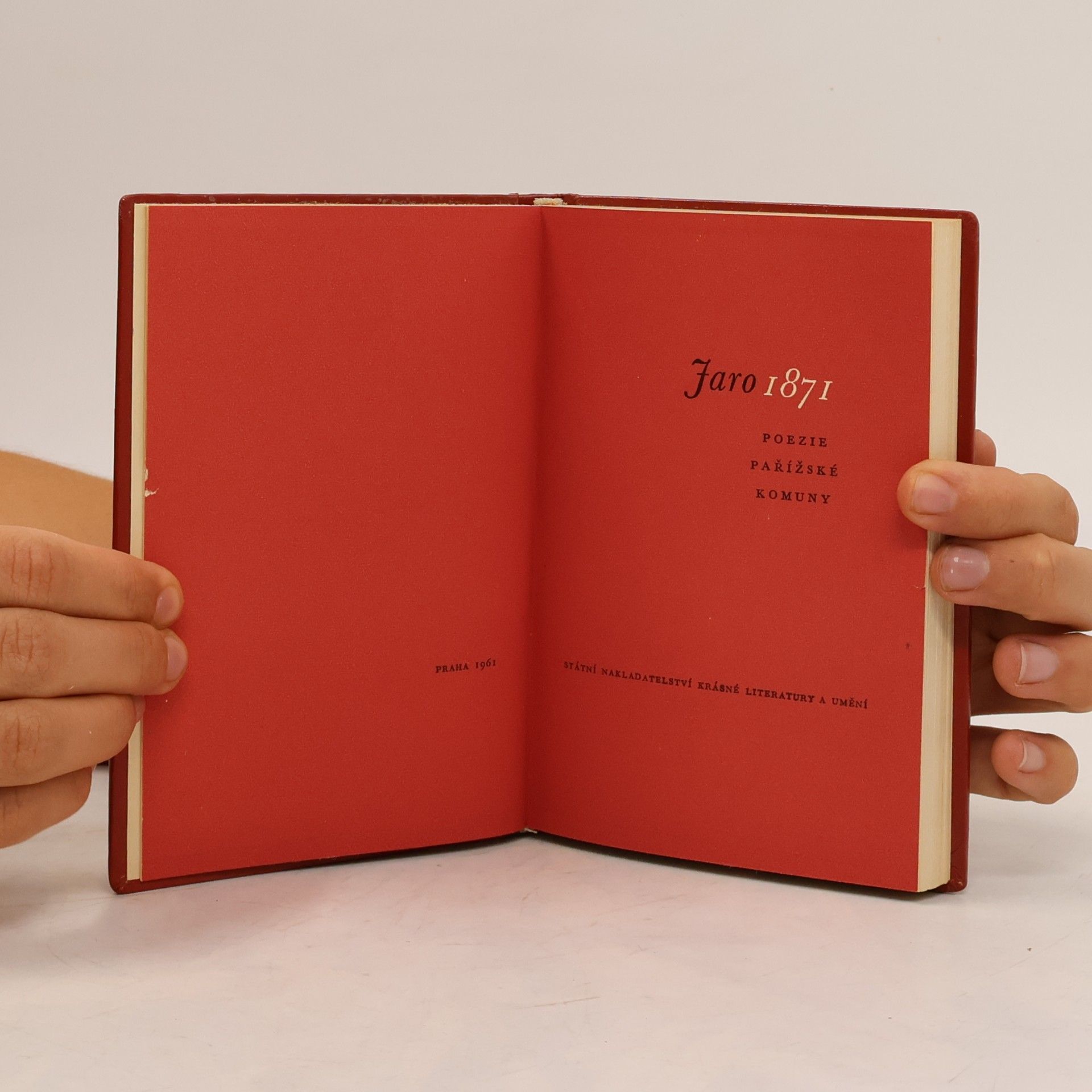Various authors Jaro 1871. Poezie Pařížské komuny