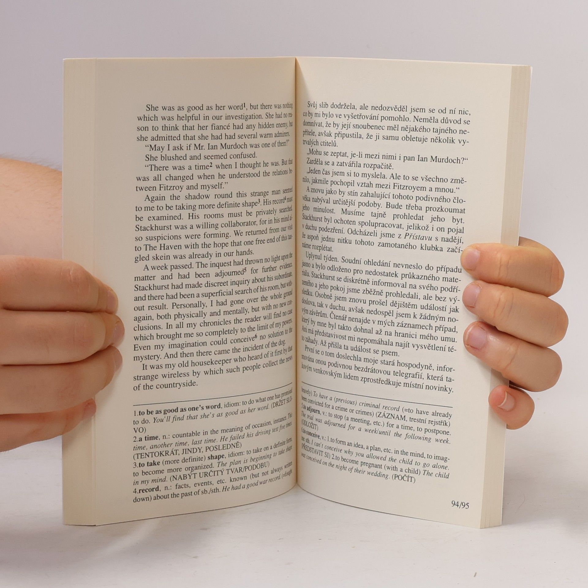 Arthur Conan Doyle Three cases of Sherlock Holmes. Tři případy Sherlocka Holmese