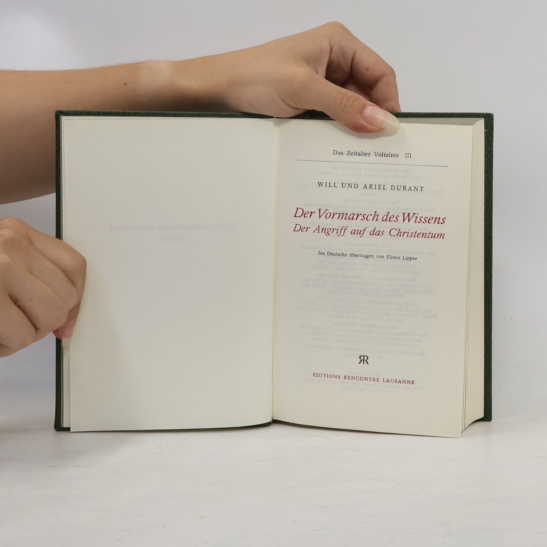Will Durant Kultur Geschichte der Menschheit
