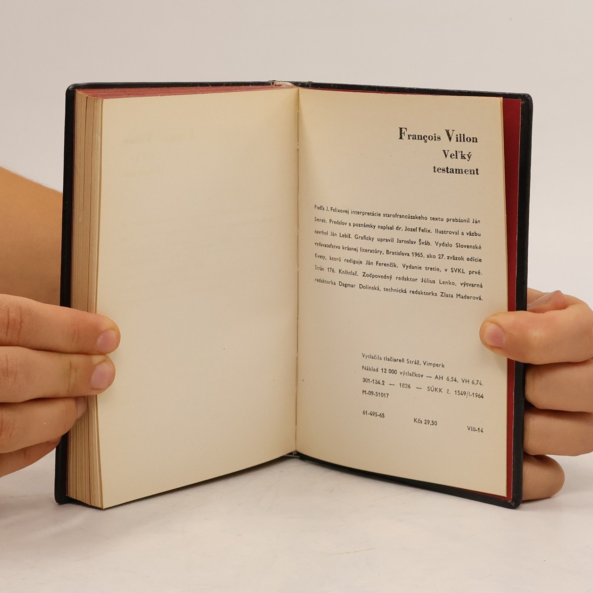 François Villon Veľký testament
