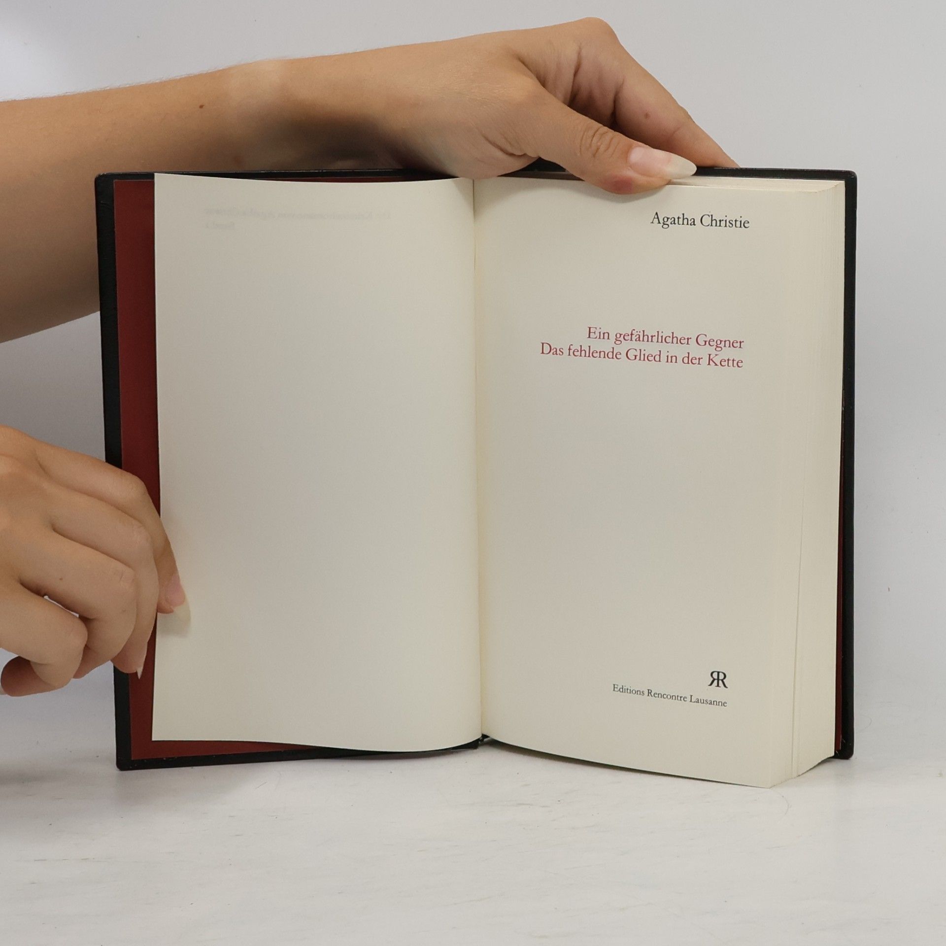 Agatha Christie Ein gefährlicher Gegner. Das fehlende Glied in der Kette