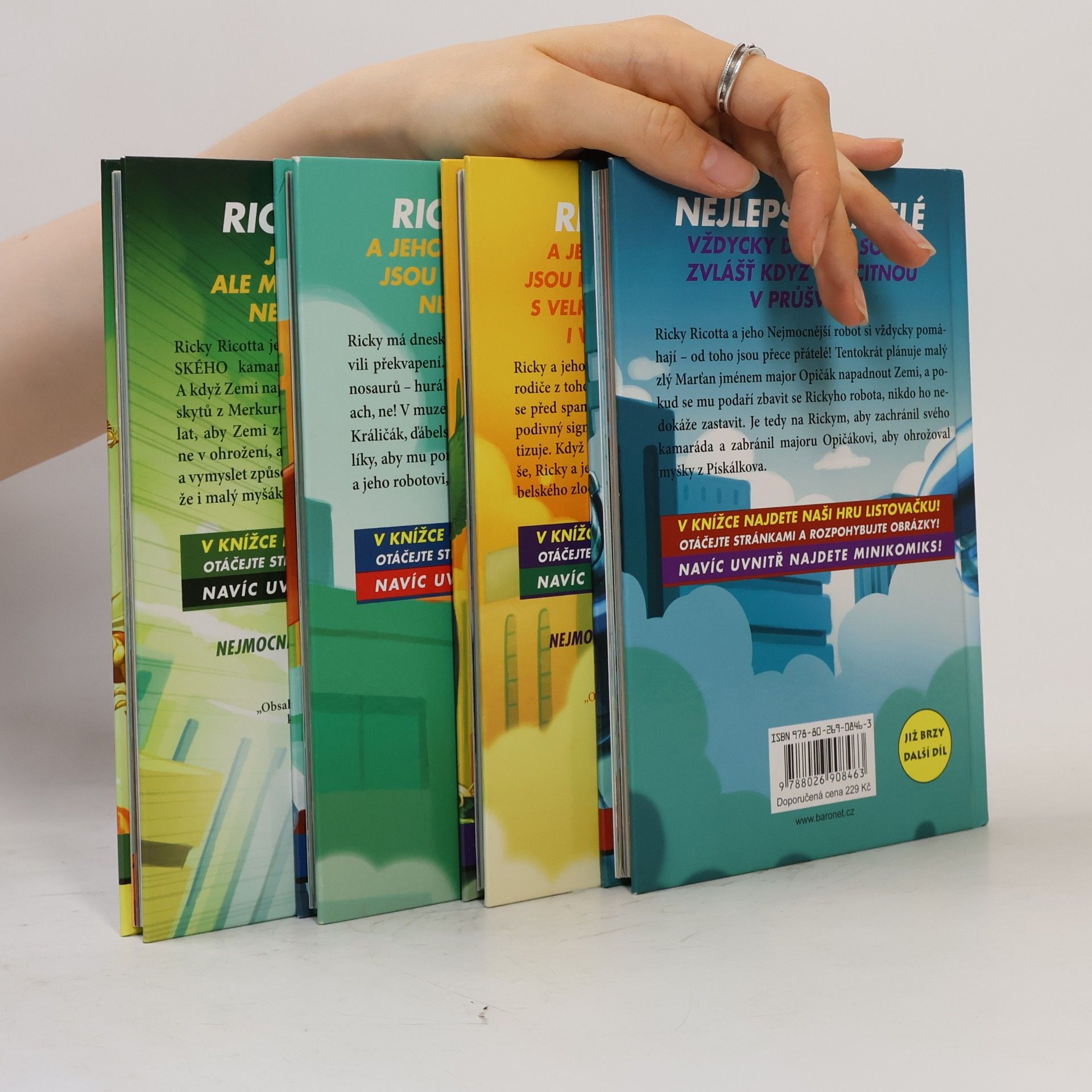 Dav Pilkey Nejmocnější robot Rickyho Ricotty 1-4