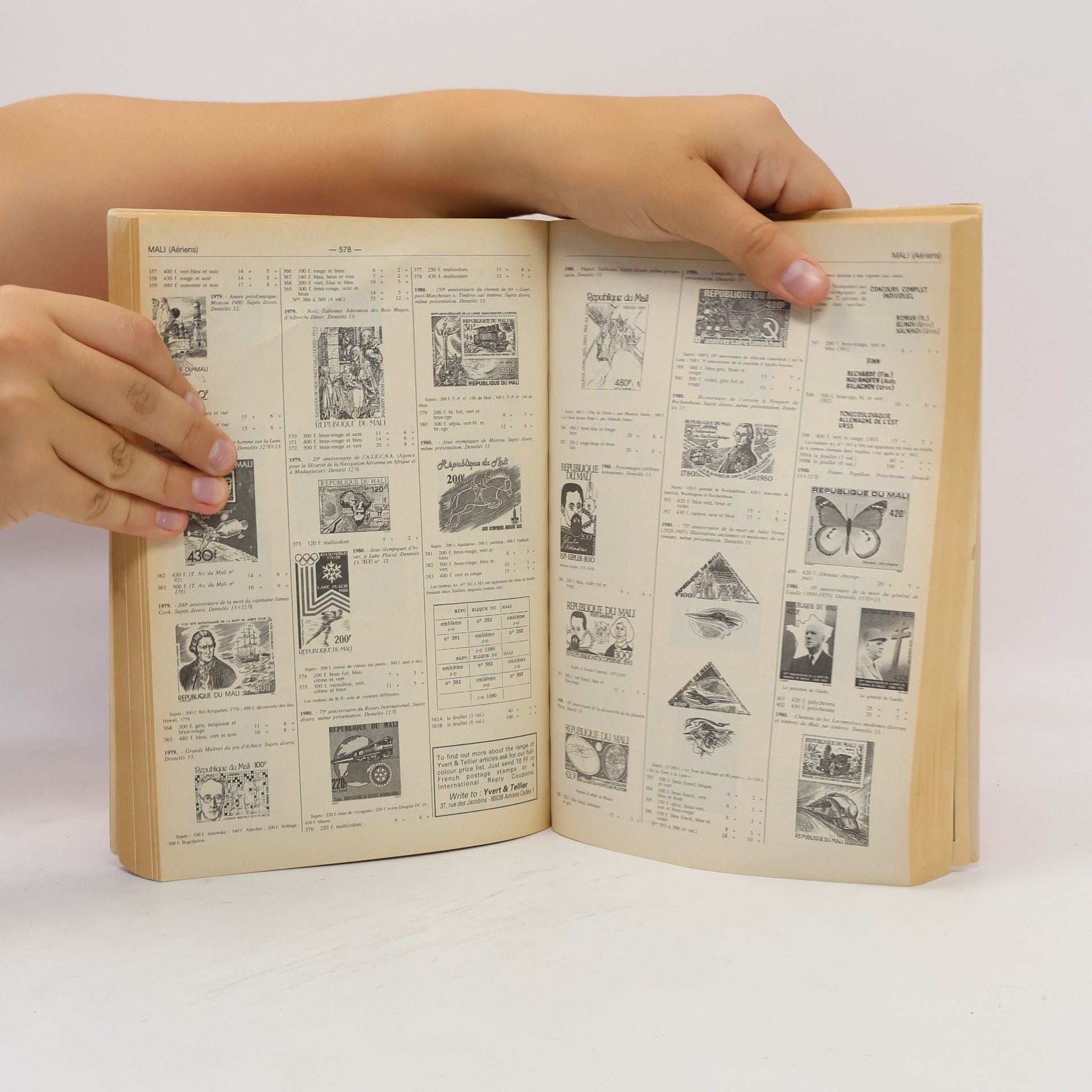 Catalogue Yvert et Tellier