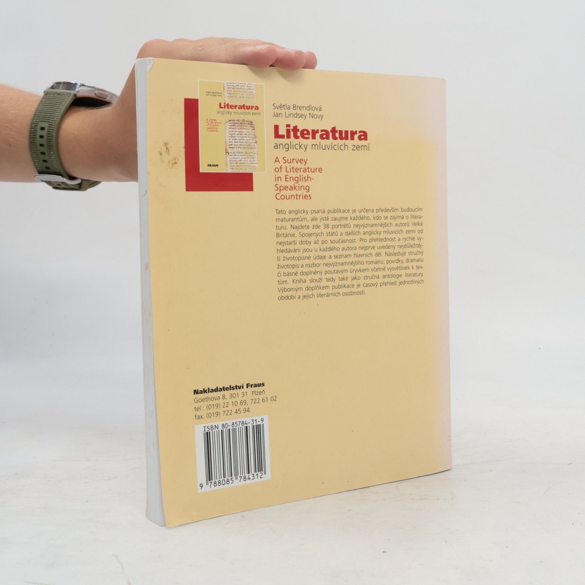 Světla Brendlová Literatura anglicky mluvících zemí. A survey of Literature in English-Speaking Countries