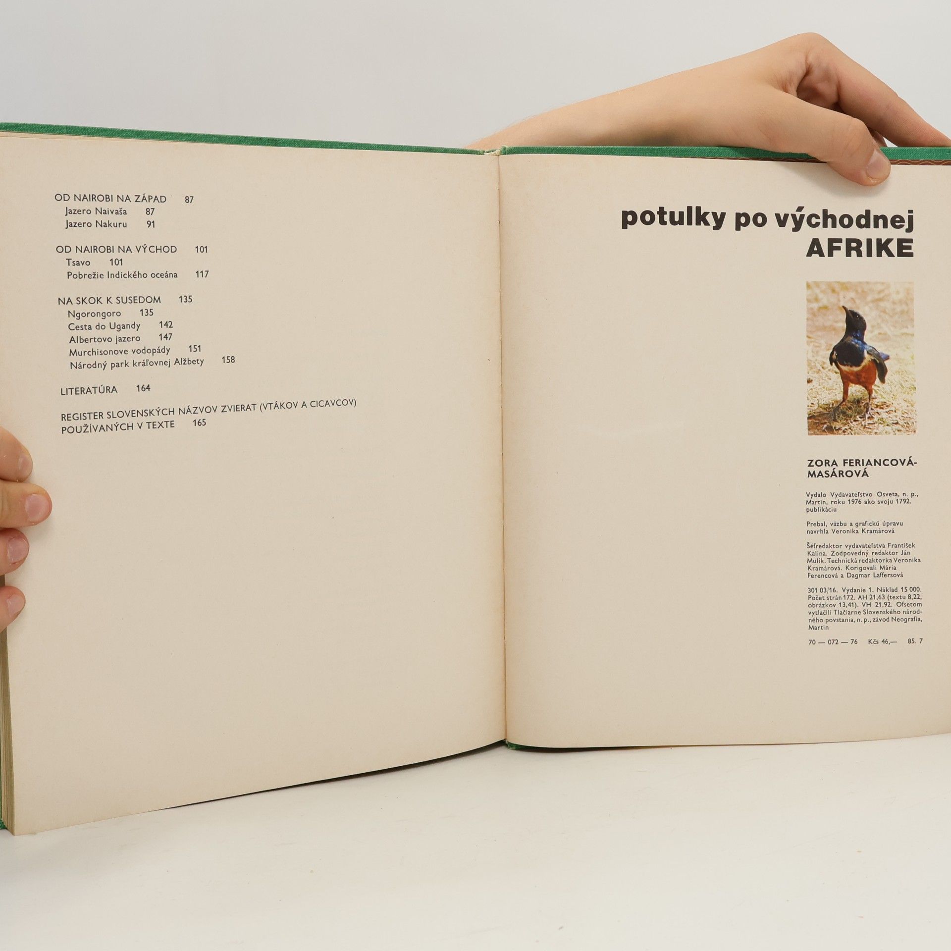 Zora Feriancová-Masárová Potulky po východnej Afrike