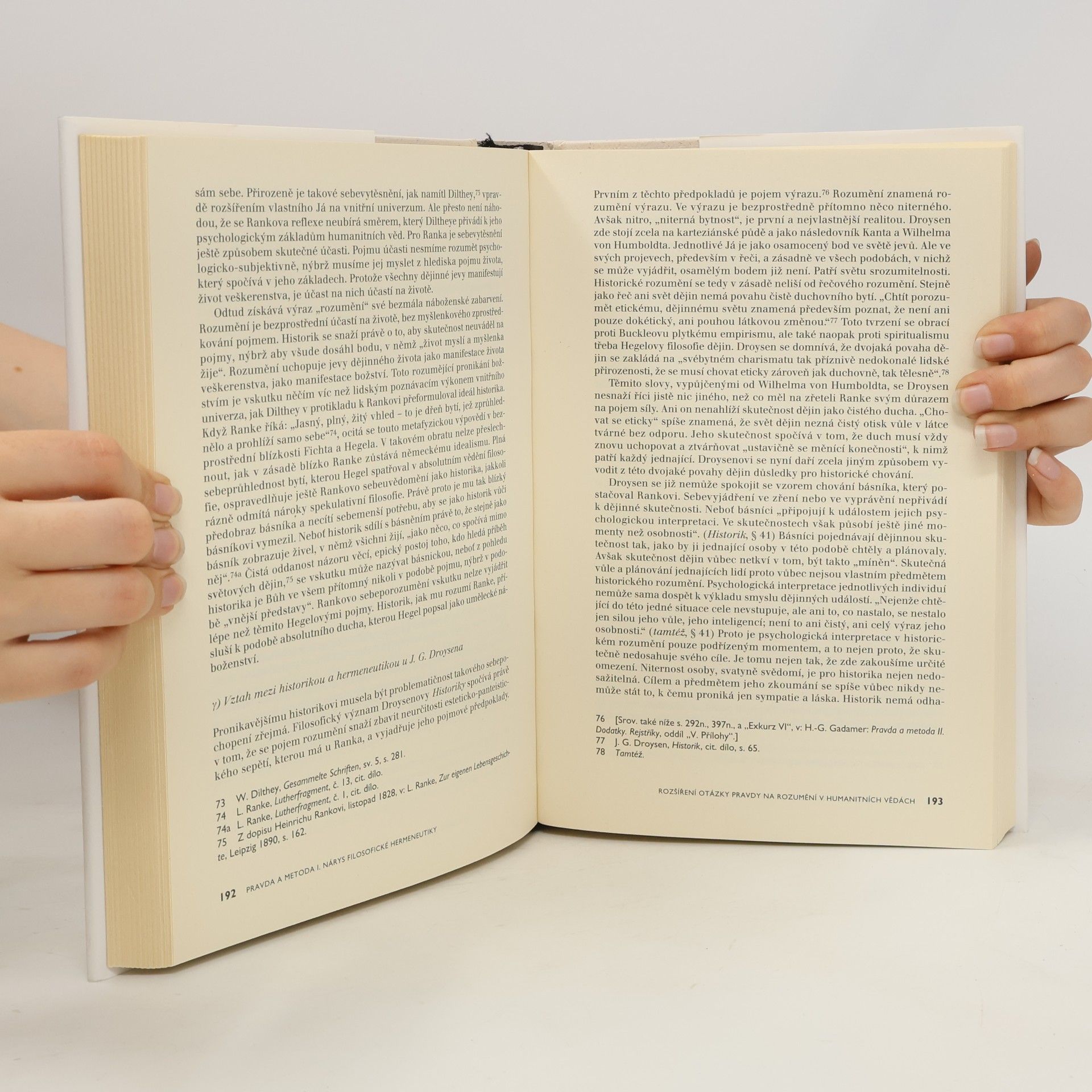 Hans-Georg Gadamer Pravda a metoda I. Nárys filosofické hermeneutiky