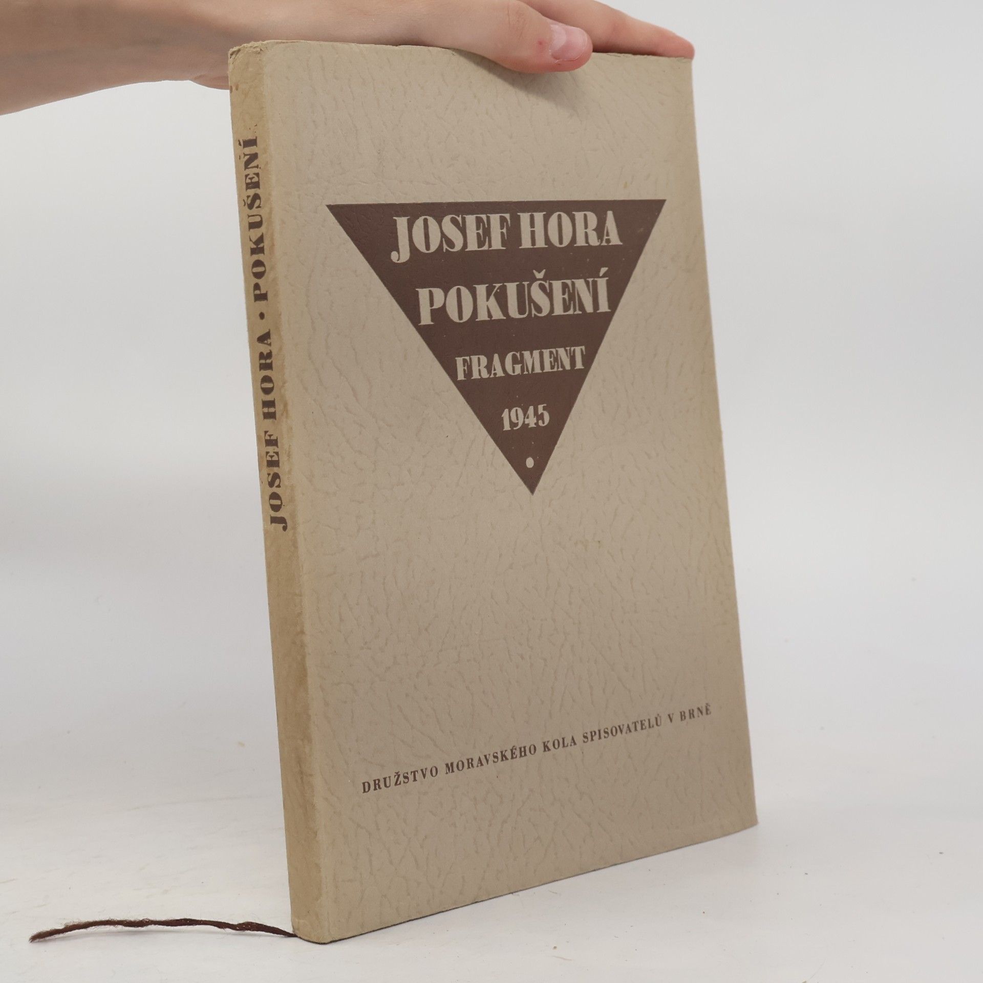 Josef Hora Pokušení. Fragment 1945