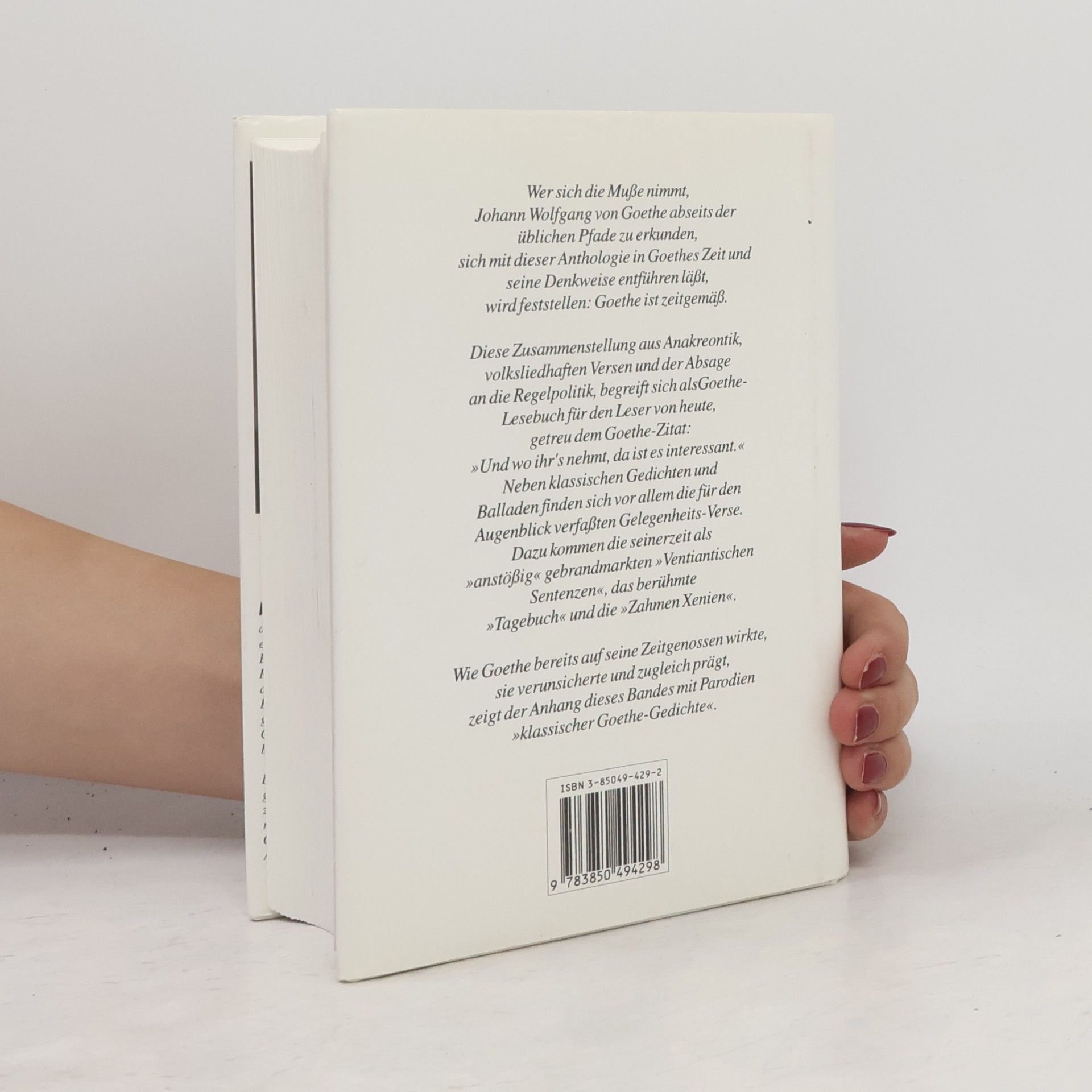 Johann Wolfgang von Goethe Gesammelte Gedichte