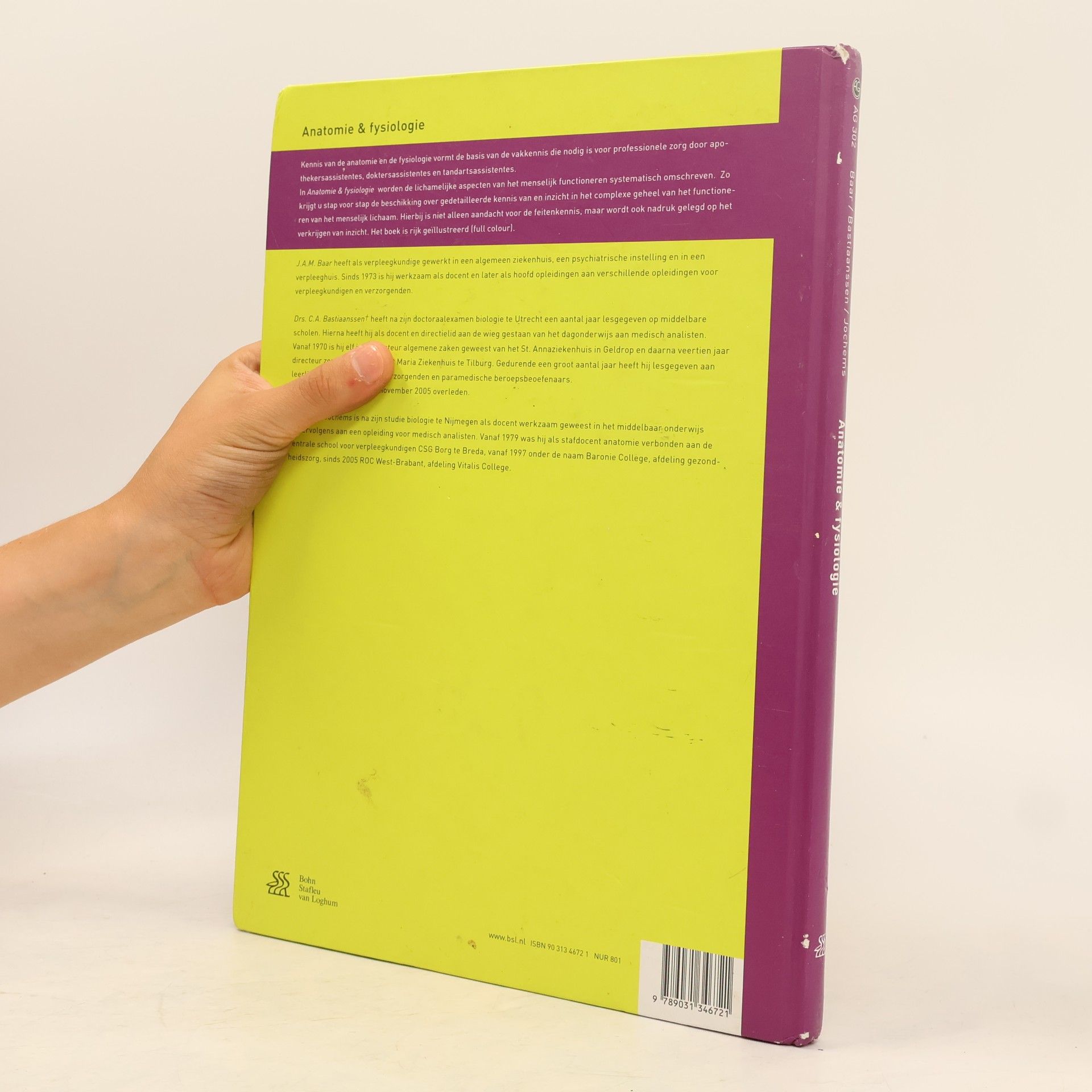 J.A.M. Baar Kompas voor AG - AG 302: Anatomie & fysiologie