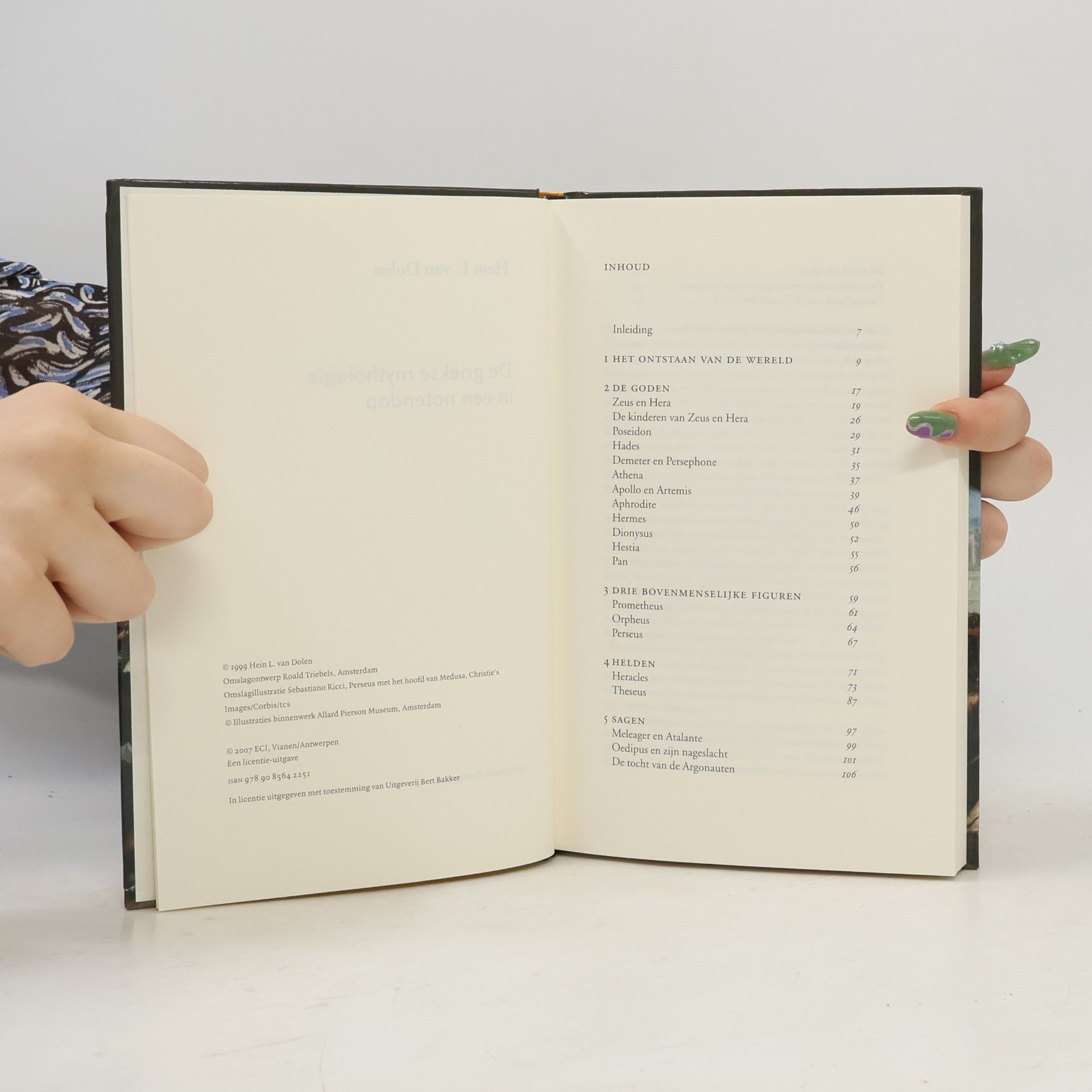 Hein L. van Dolen De griekse mythologie in een notendop