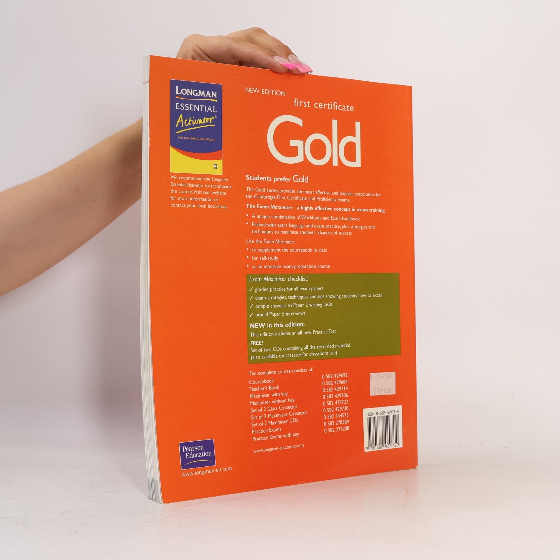 Sally Burgess First Certificate Gold with Key