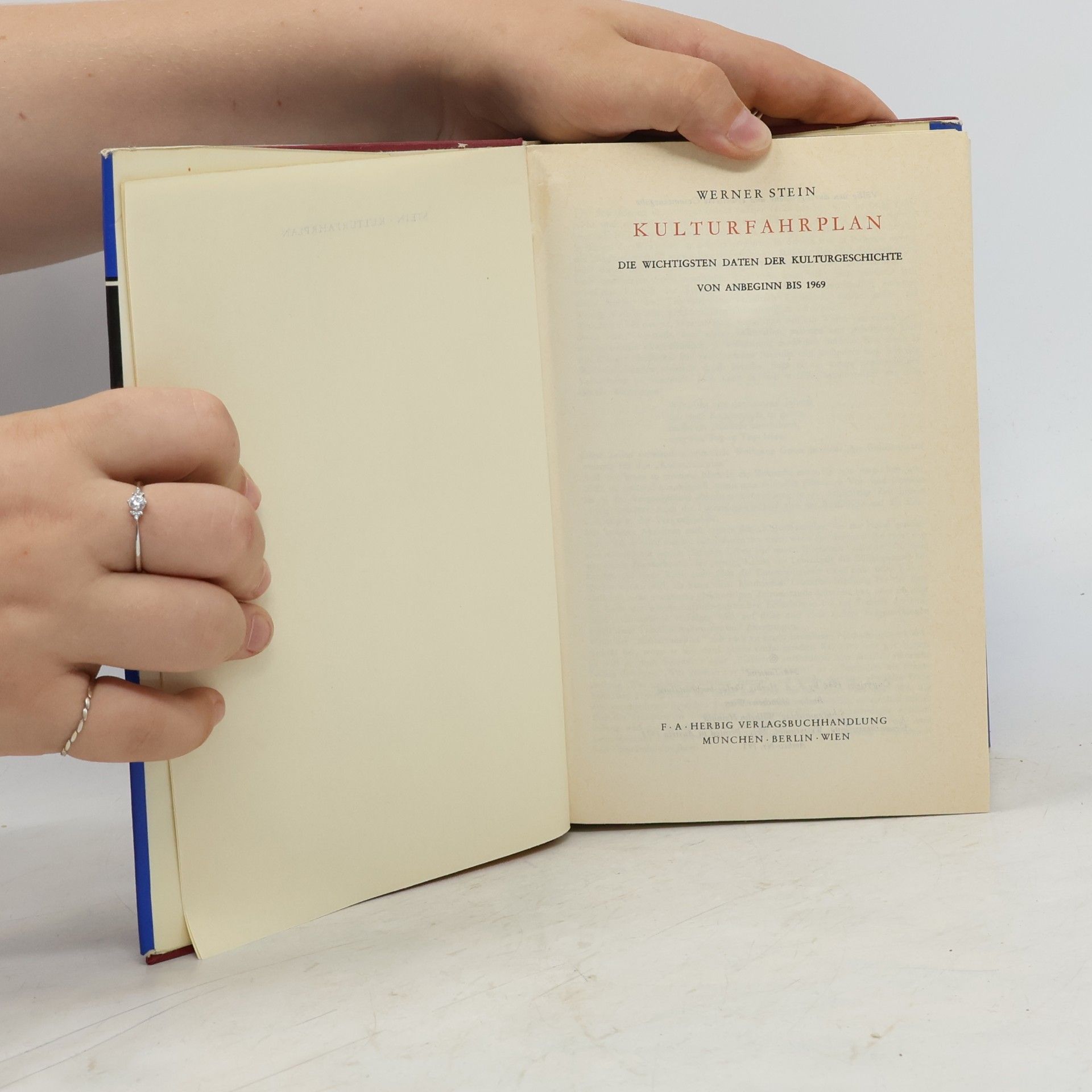 Werner Stein Kulturfahrplan