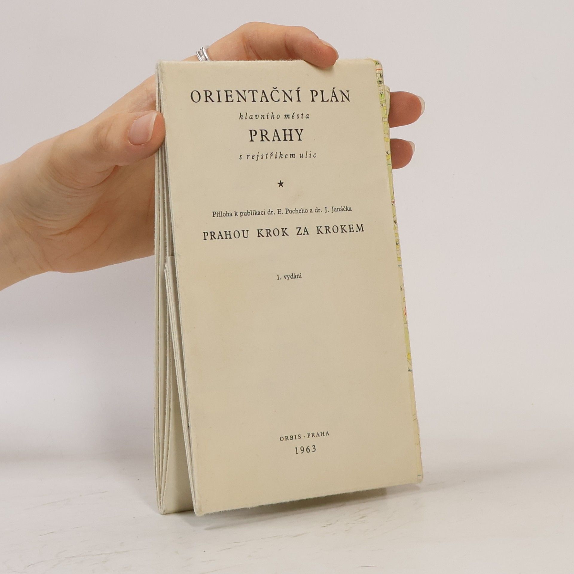 Various authors Orientační plán hlavního města Prahy s rejstříkem ulic