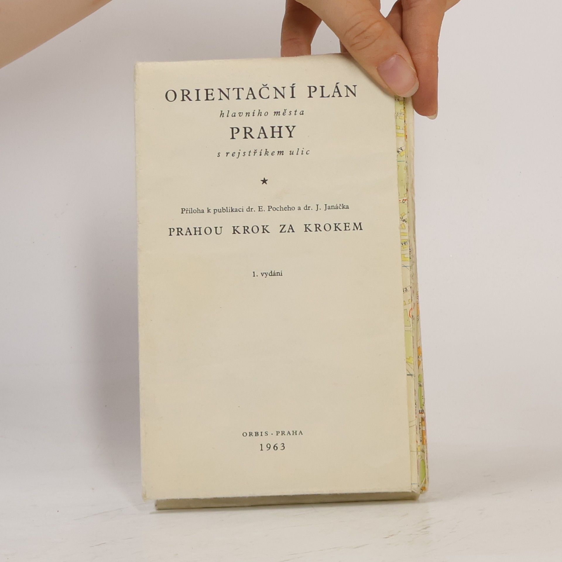 Various authors Orientační plán hlavního města Prahy s rejstříkem ulic