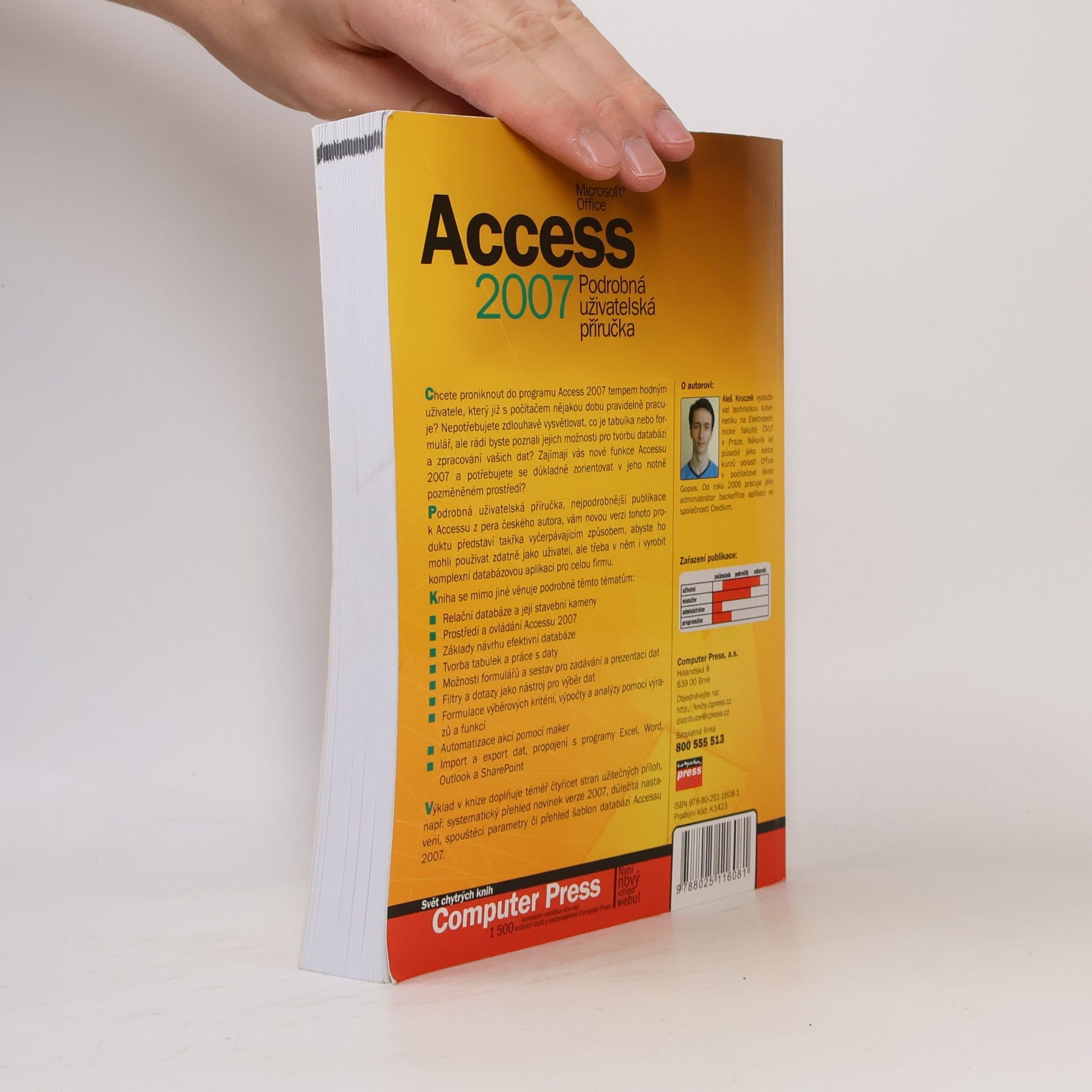 Aleš Kruczek Microsoft Office Access 2007. Podrobná uživatelská příručka