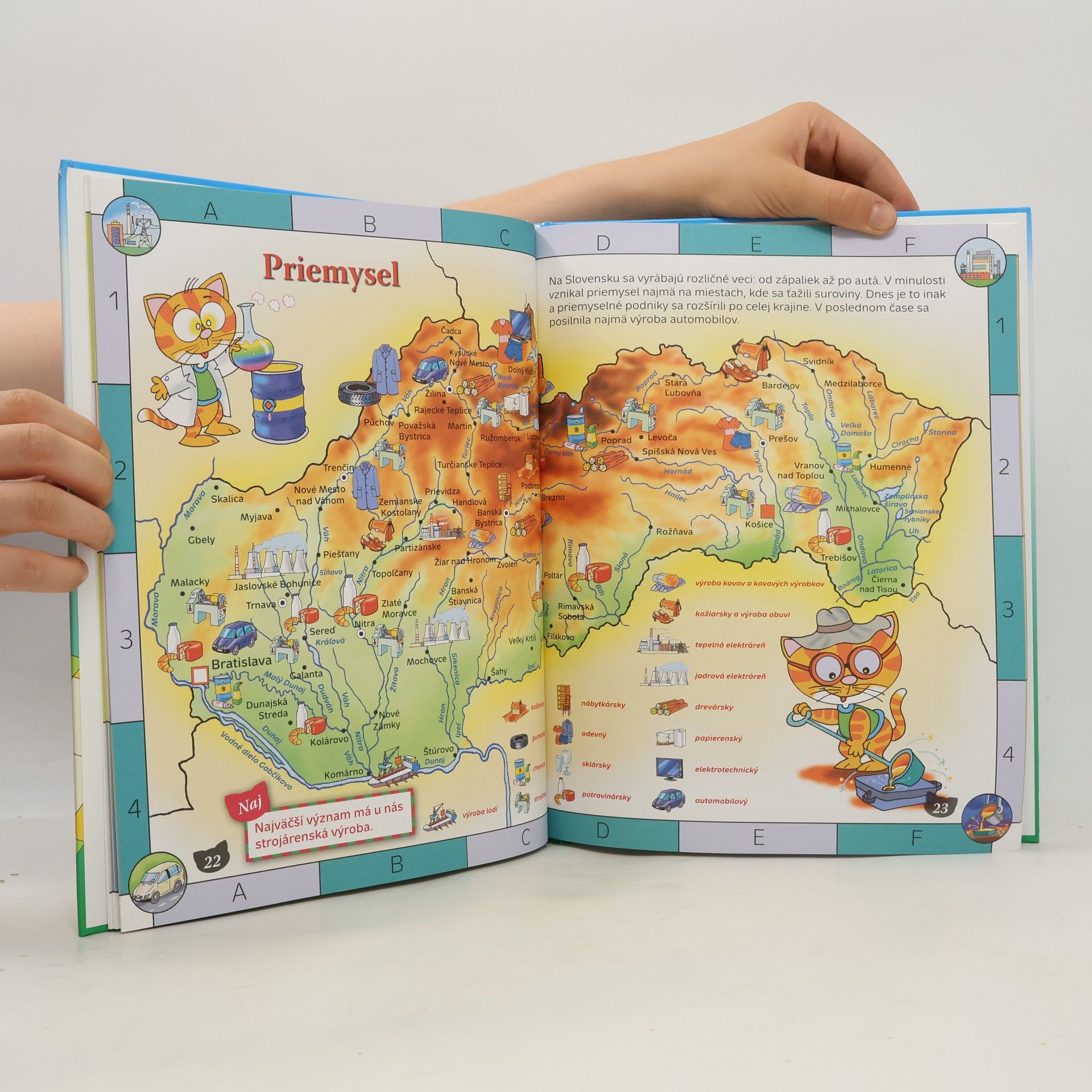 Daša Čúzyová Dětský ilustrovaný atlas Slovenská republika