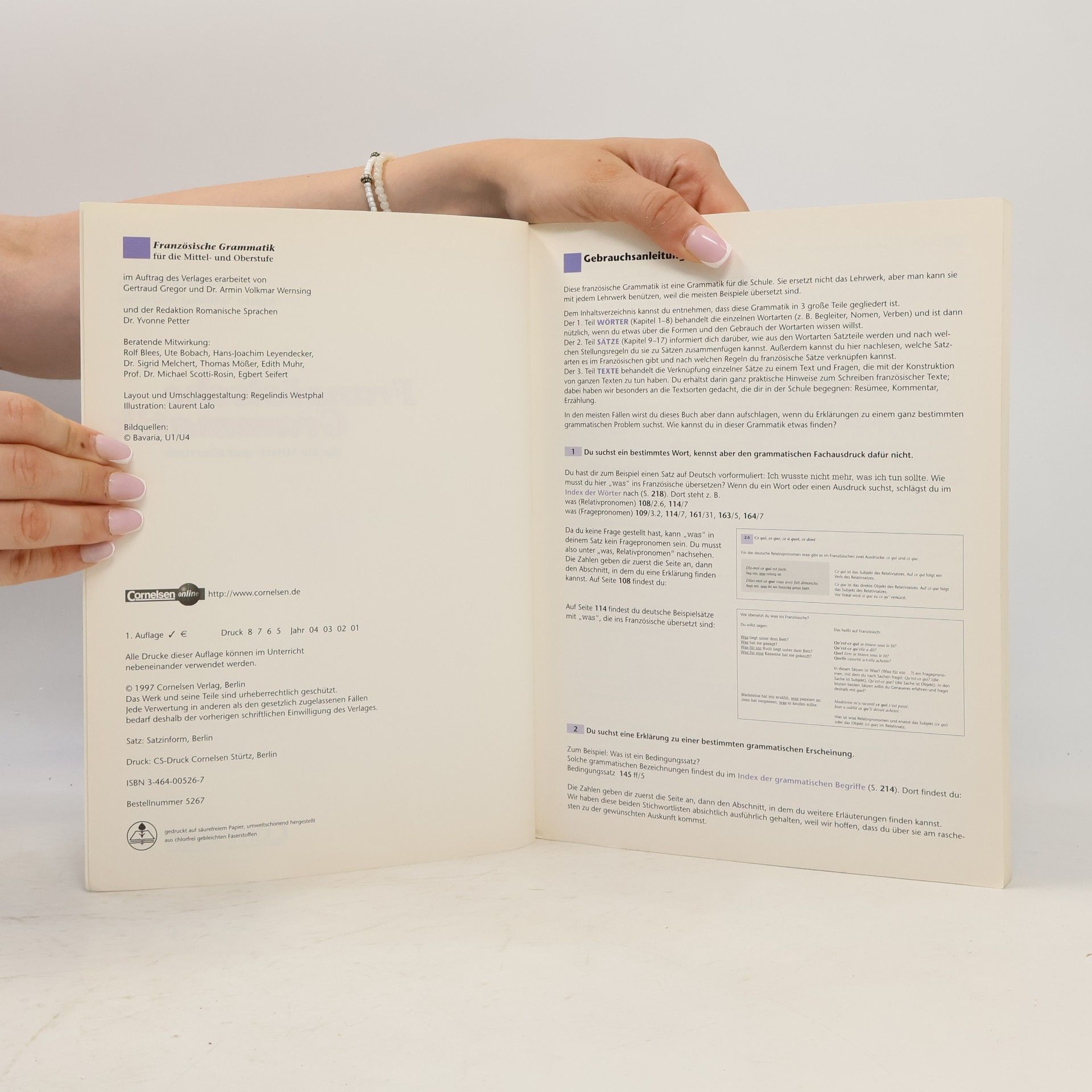 Gertraud Gregor Französische Grammatik für die Mittel- und Oberstufe