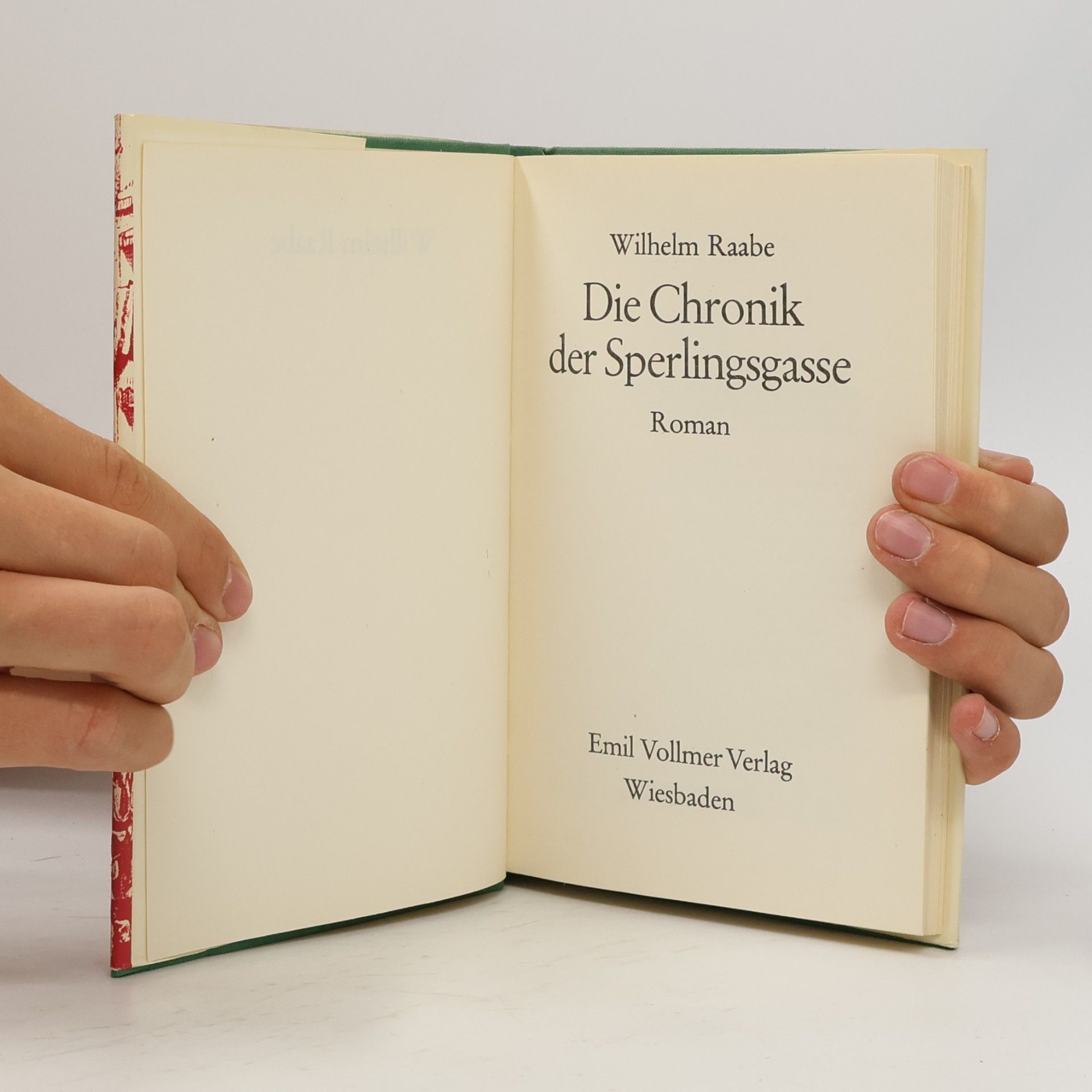 Wilhelm Raabe Die Chronik der Sperlingsgasse