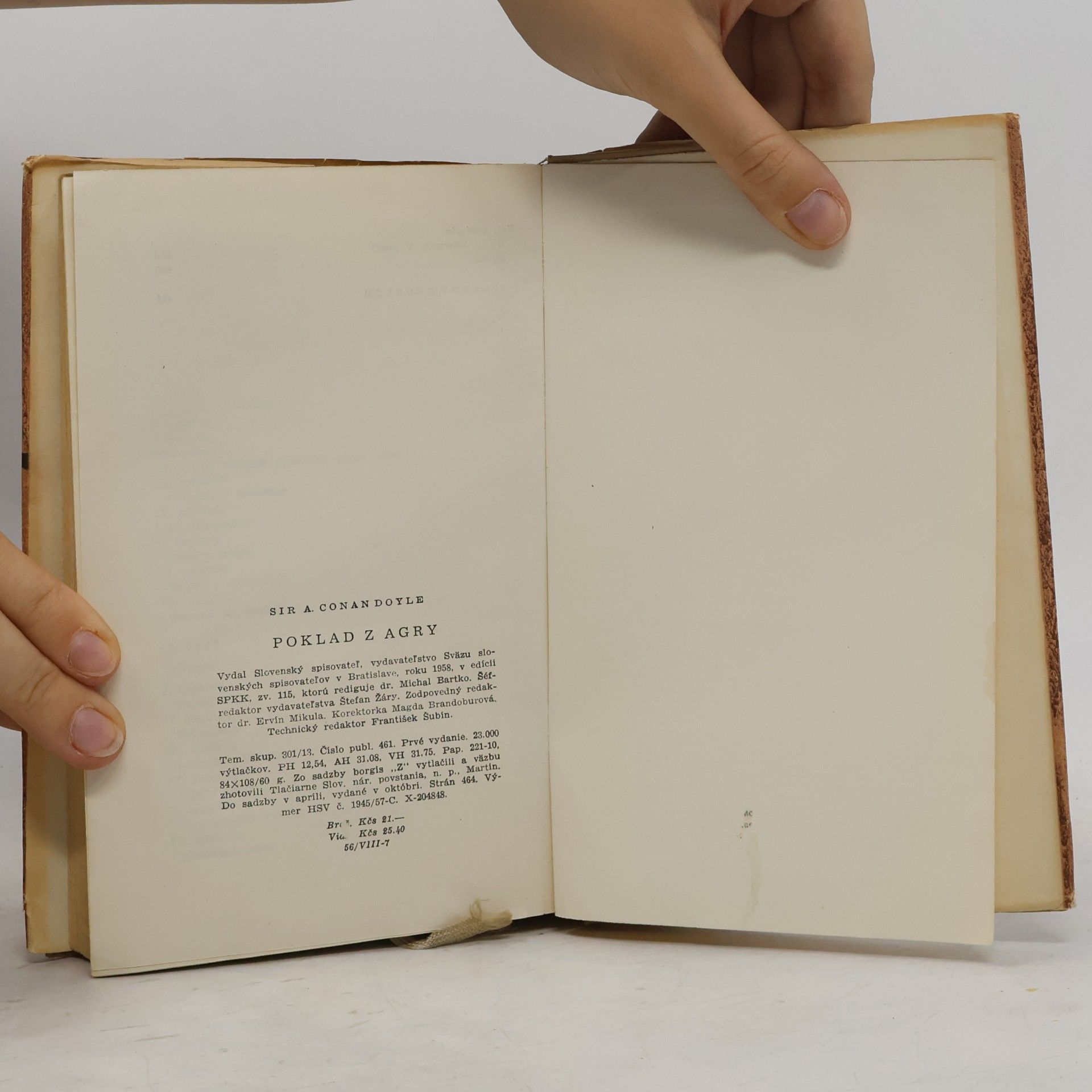 Arthur Conan Doyle Poklad z Agry