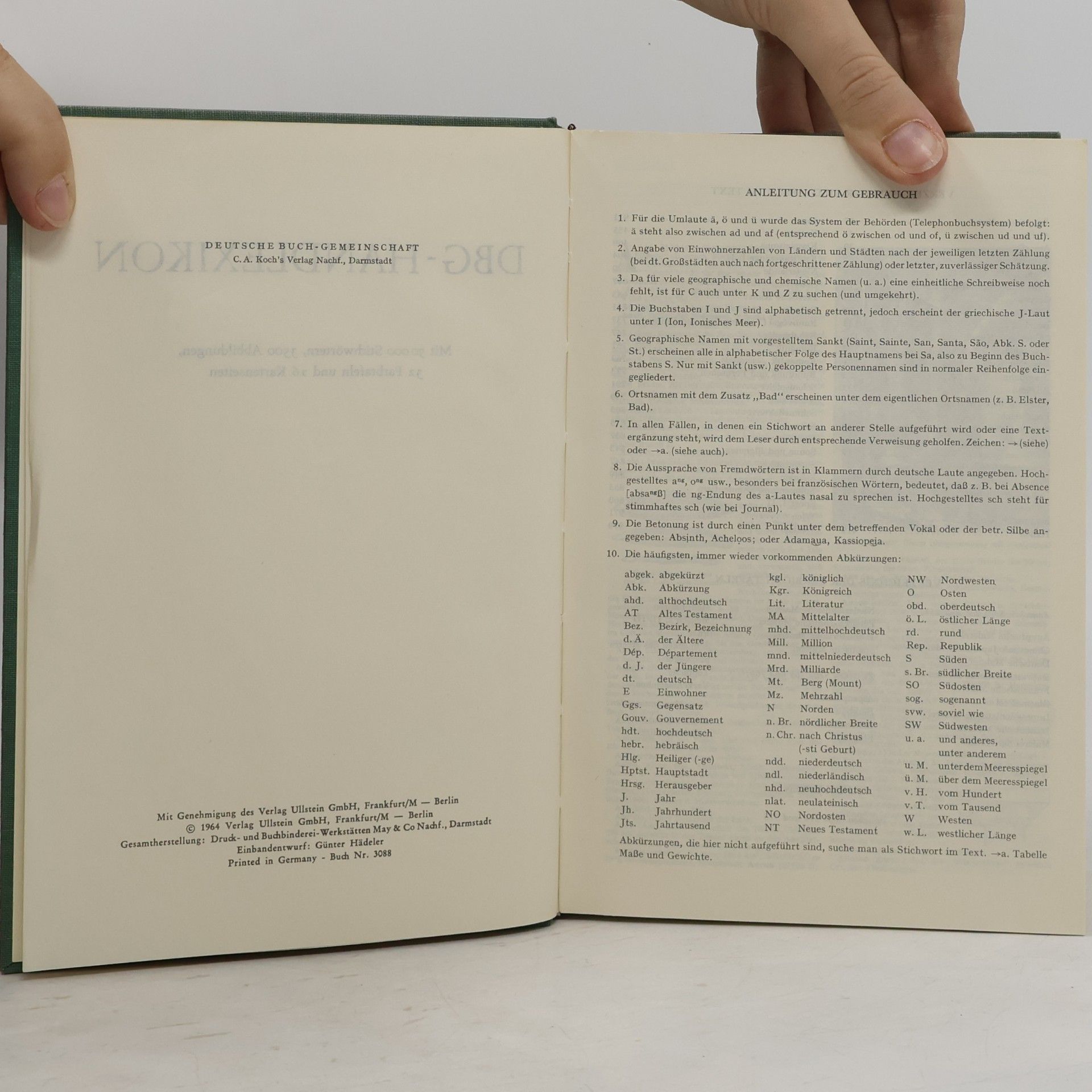 Various authors Das Hand Lexikon