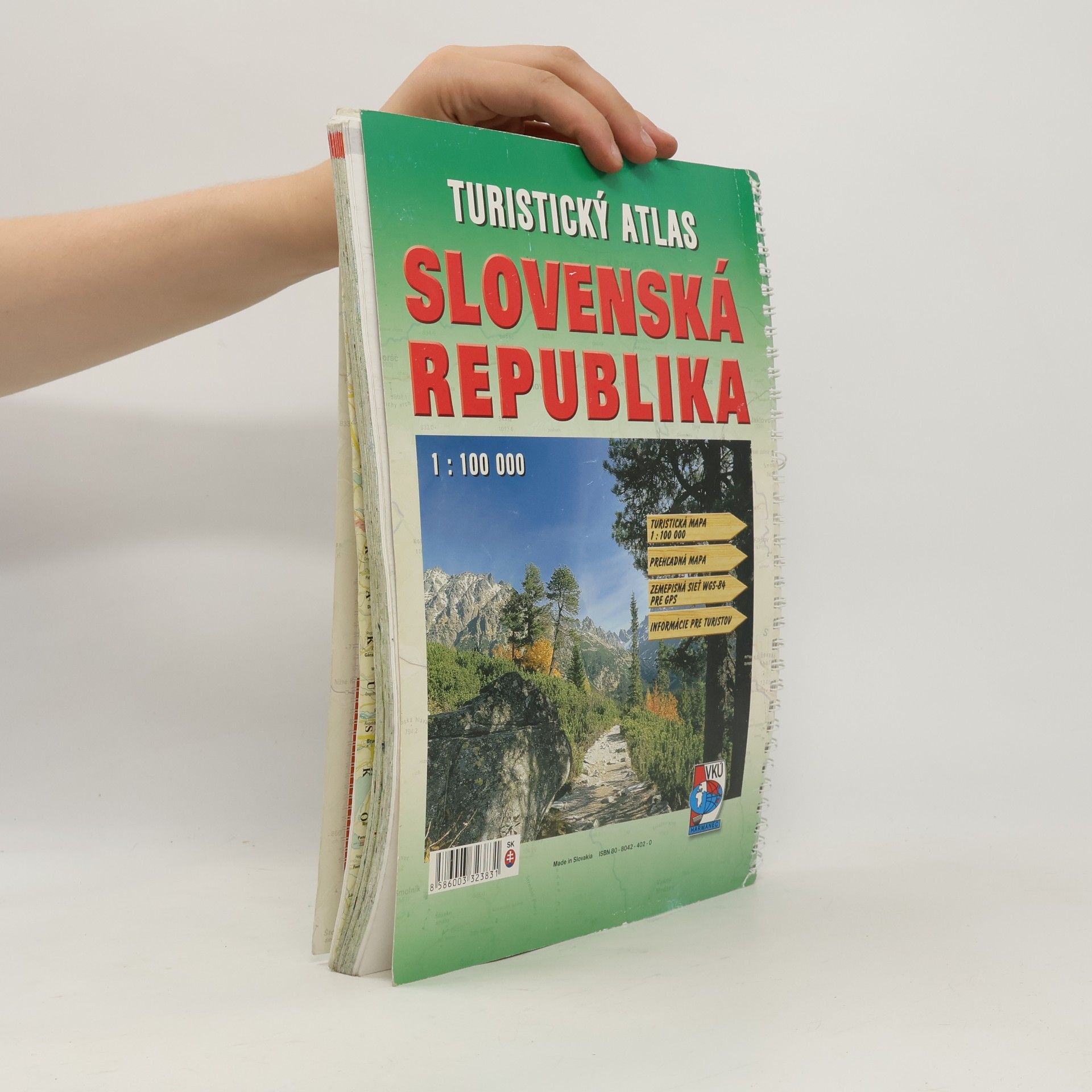 Kolektív autorov Turistický atlas Slovenská republika 1: 100 000