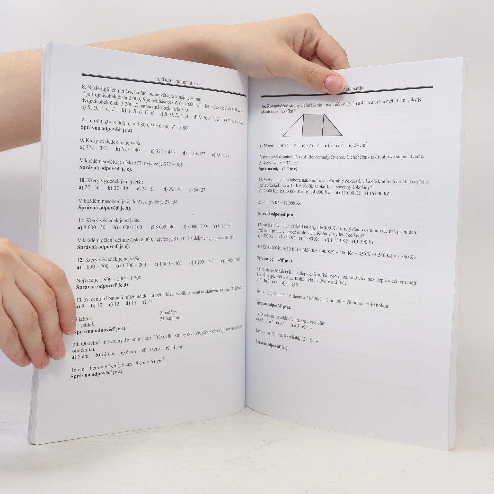 Petr Husar Testy z matematiky pro žáky 5. tříd