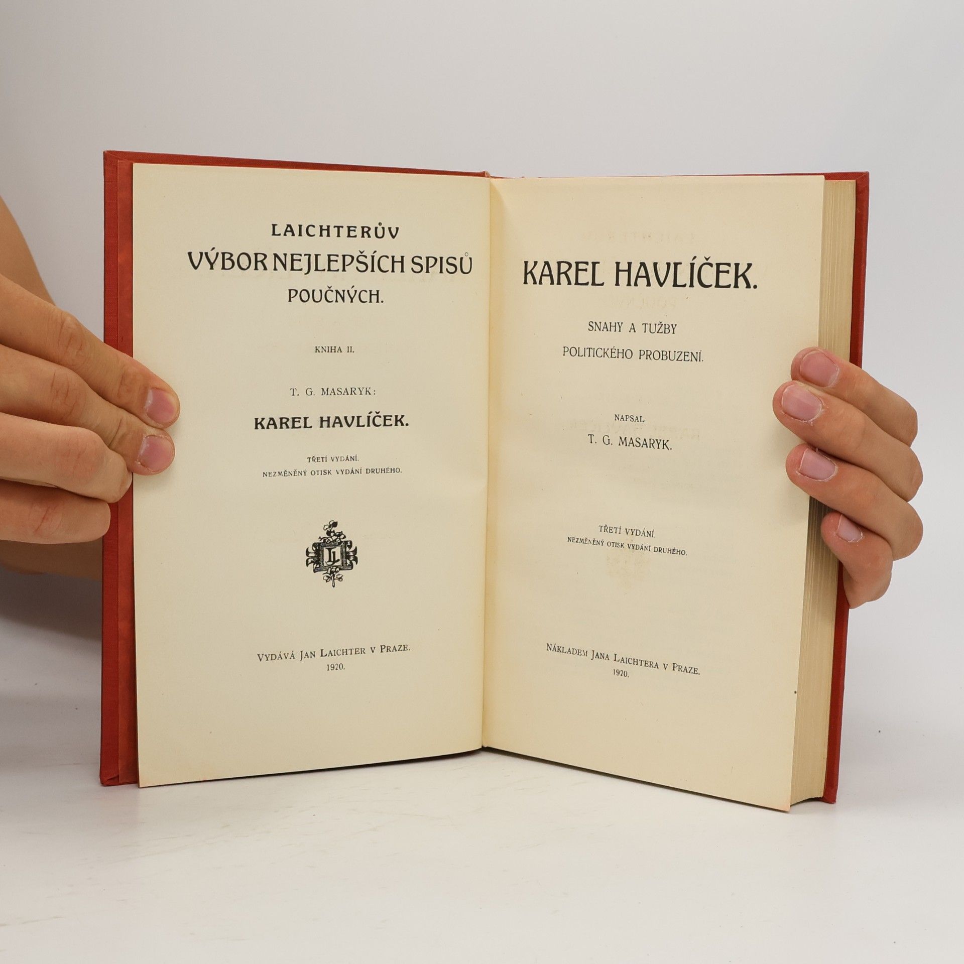 Tomáš Garrigue Masaryk Karel Havlíček