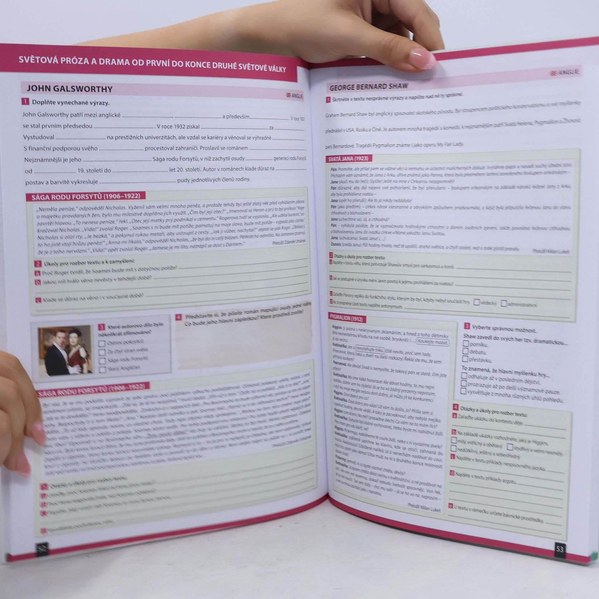 Autorenkollektiv Nová literatura 3 pro střední školy. Pracovní sešit pro 3. ročník s ukázkami literárních děl
