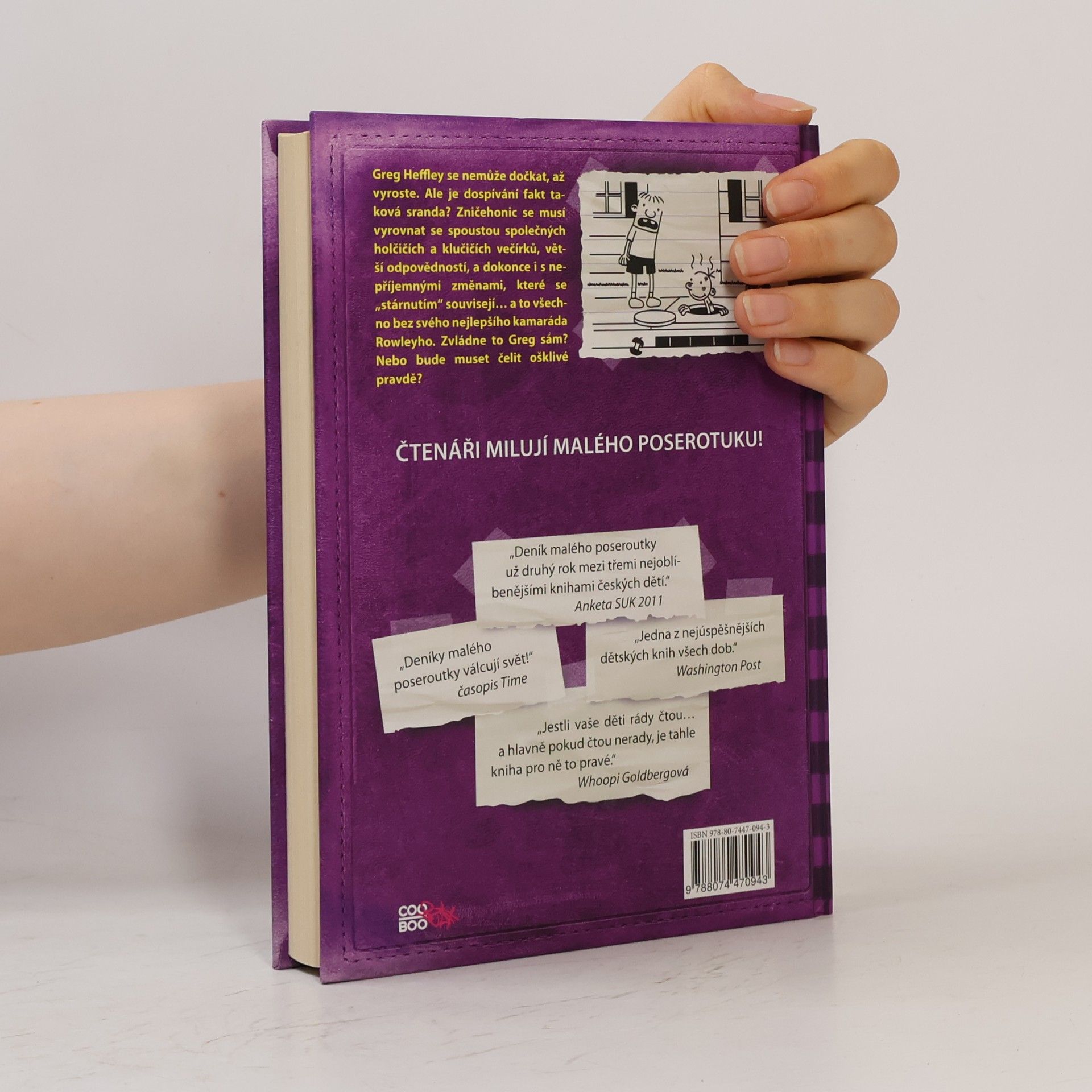 Jeff Kinney Deník malého poseroutky 5. Ošklivá pravda