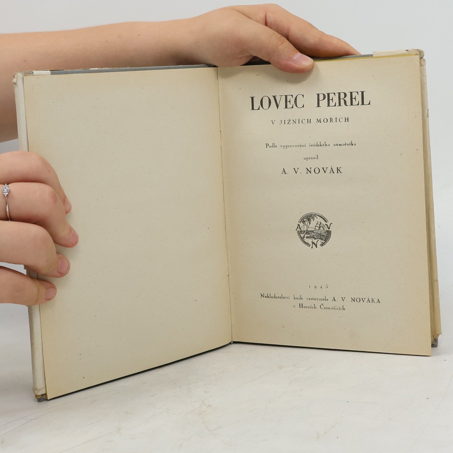 Václav Archibald Novák Lovec perel v Jižních mořích