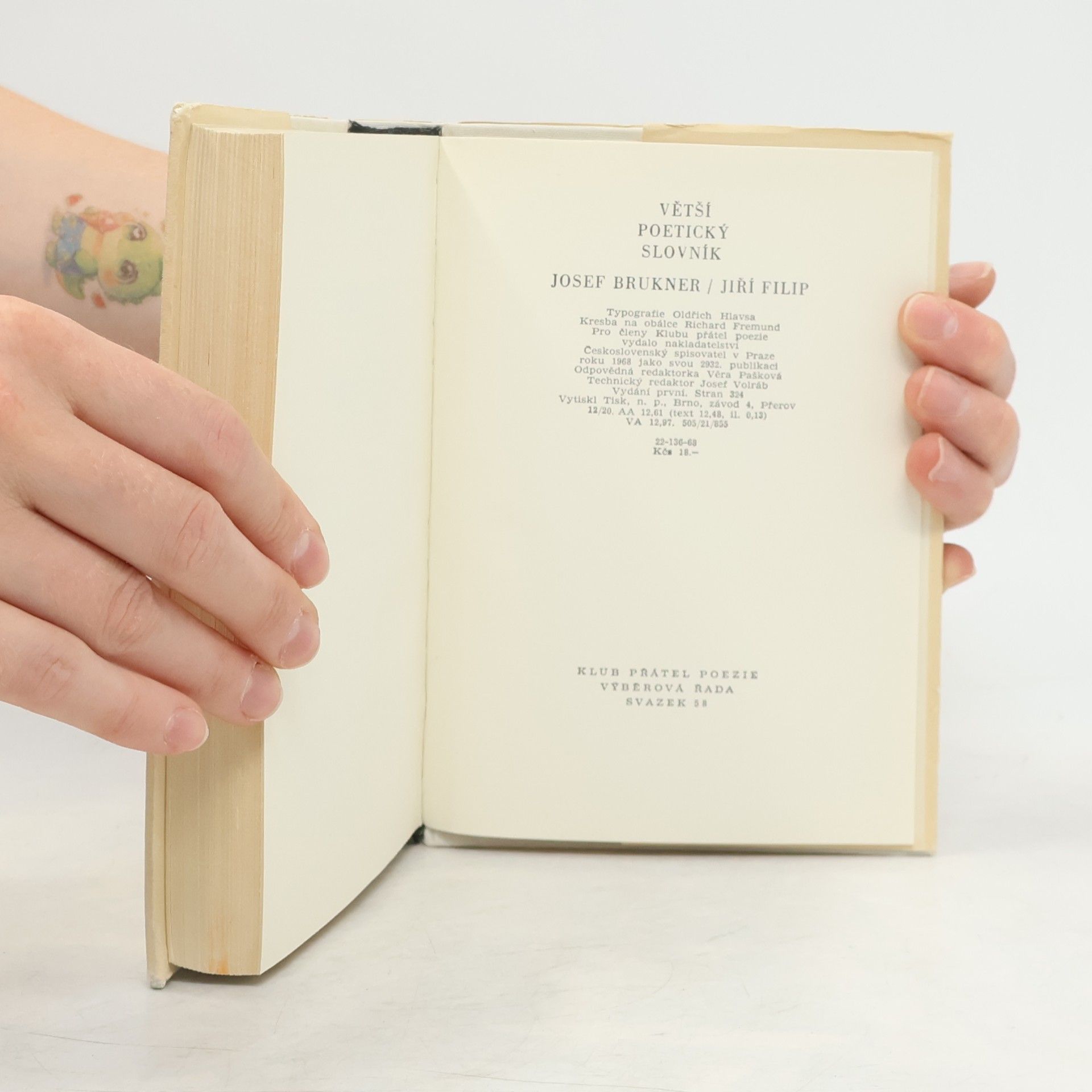 Josef Brukner Větší poetický slovník