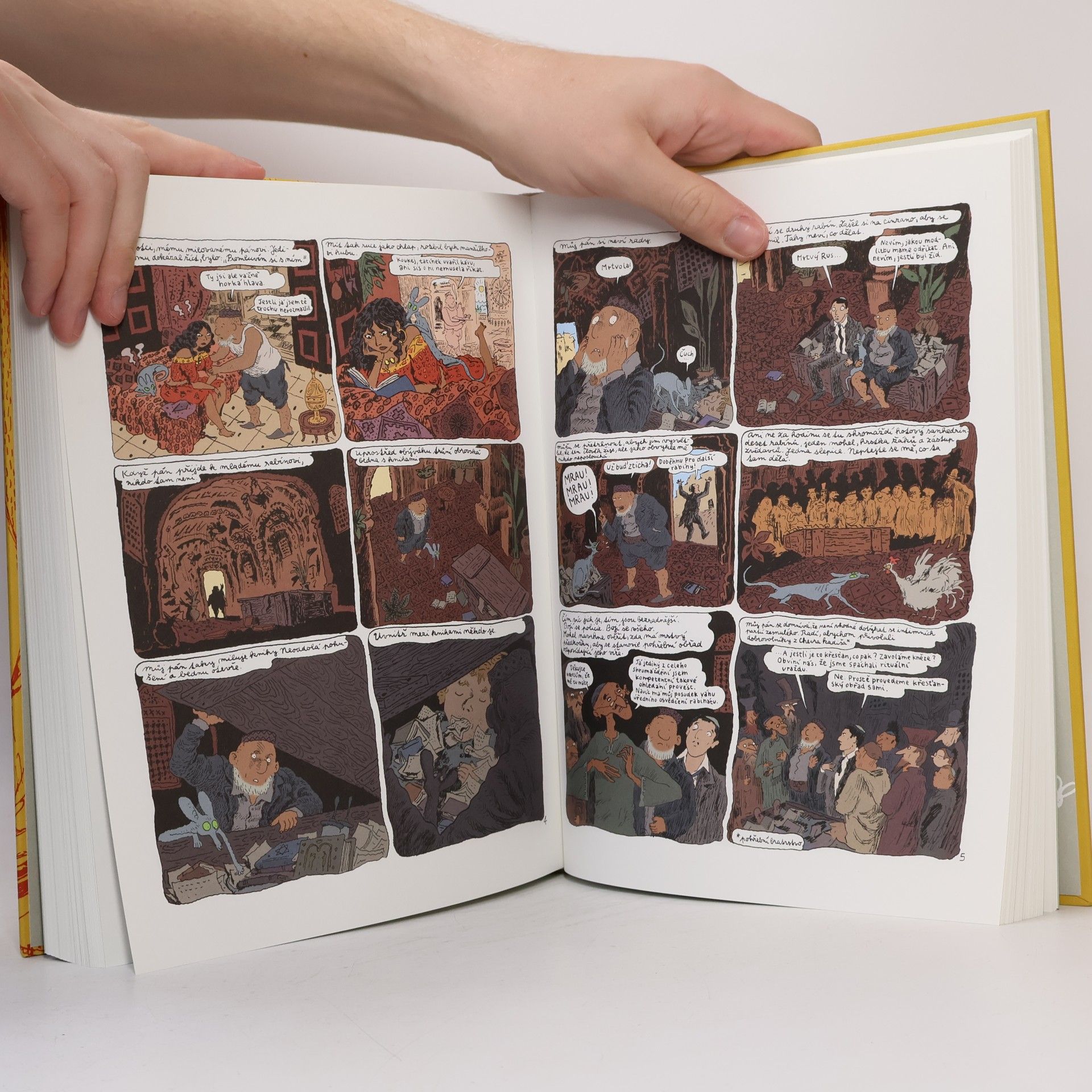 Joann Sfar Rabínův kocour 1–5