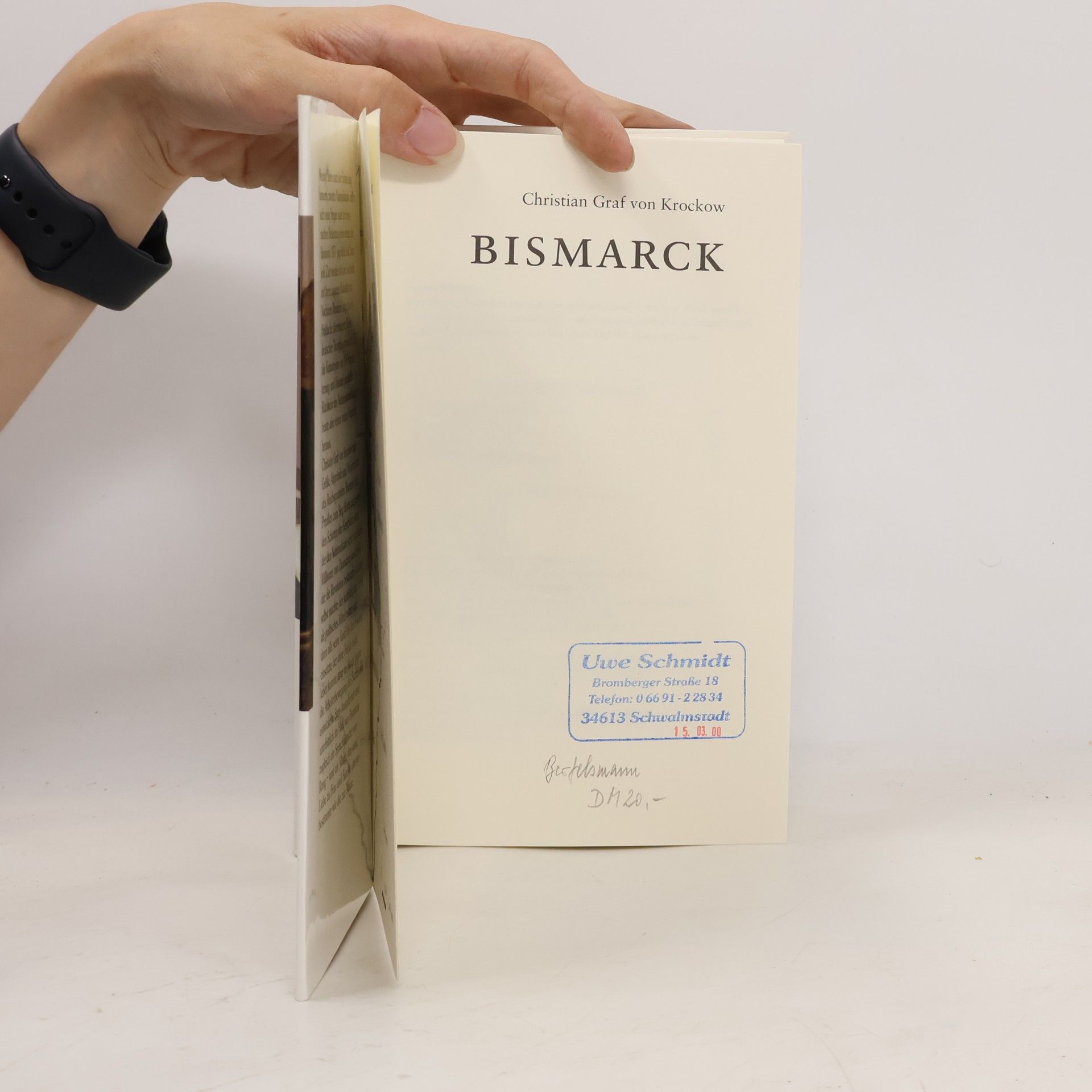 Christian Graf von Krockow Bismarck: Eine Biographie