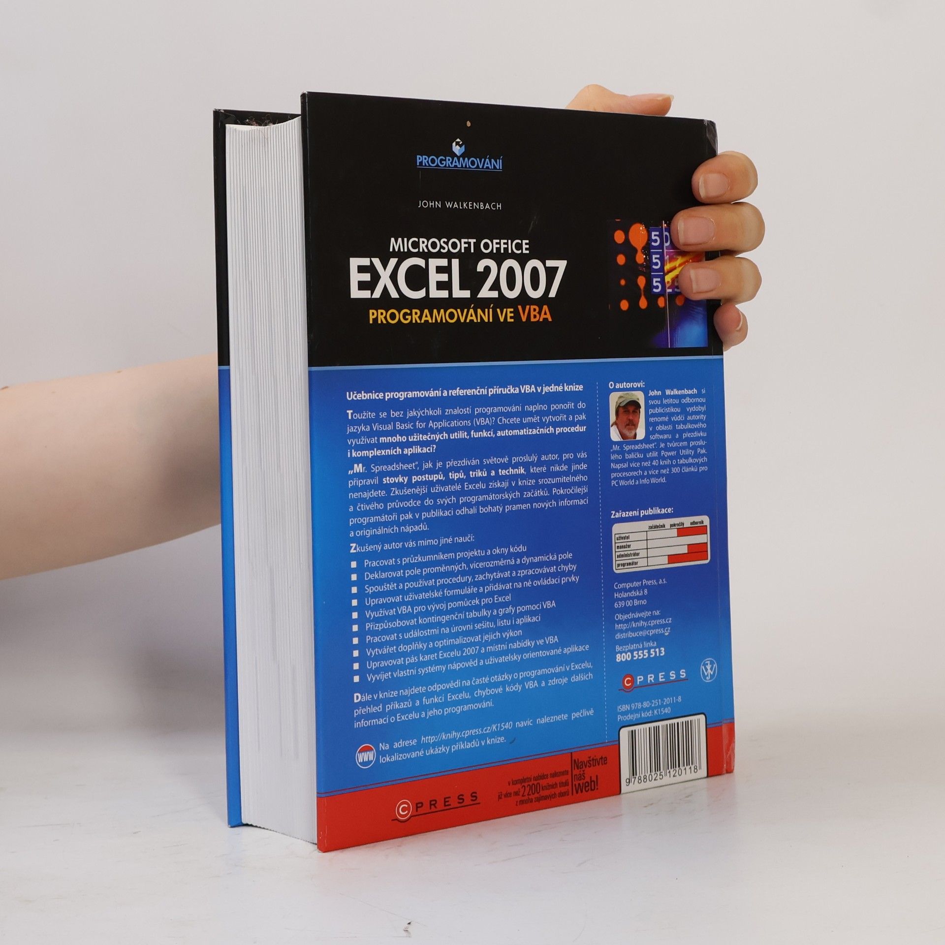 John Walkenbach Microsoft Office Excel 2007 - Programování ve VBA