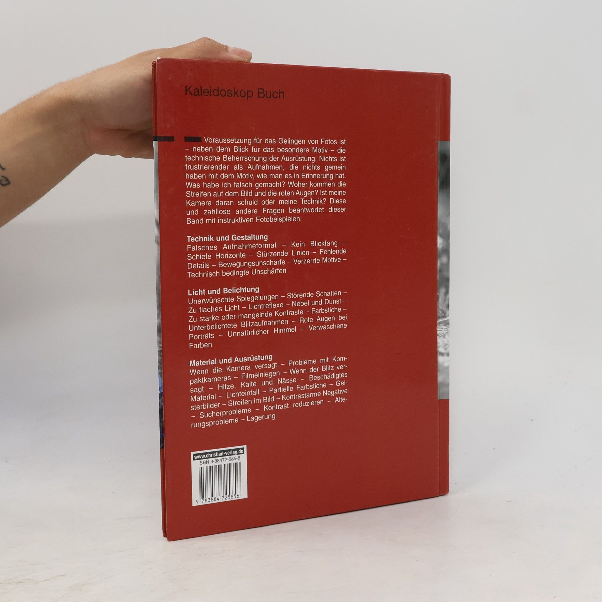 Ulla Dornberg Besser fotografieren - Fotoprobleme meistern [Aus dem Engl. übers. von Hartmut Schickert. Red.: Ulla Dornberg. Fachberatung: Gerd Müller]