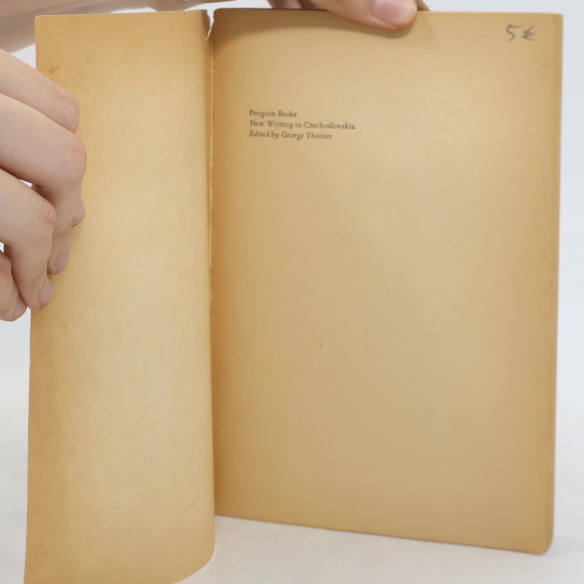 Various authors New Writing in Czechoslovakia