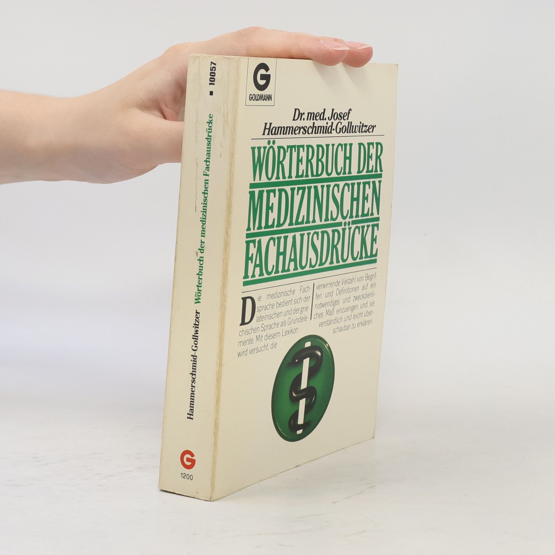 Josef Hammerschmid Gollwitzer Wörterbuch der Medizinischen Fachausdrücke