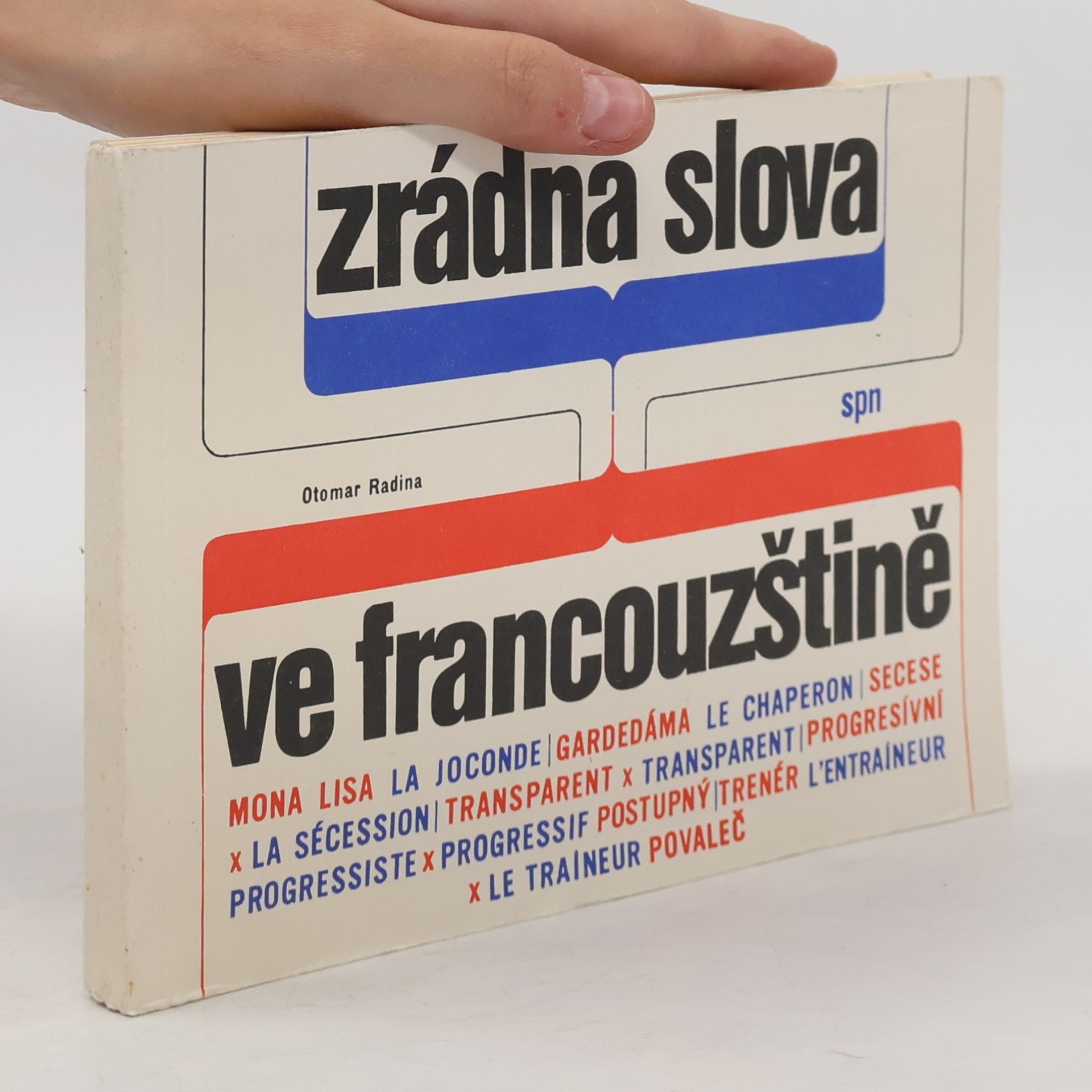 Otomar Radina Zrádná slova ve francouzštině
