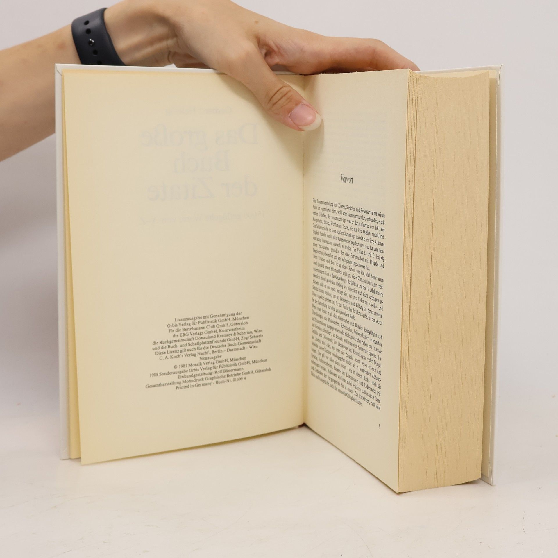 Gerhard Hellwig Das große Buch der Zitate
