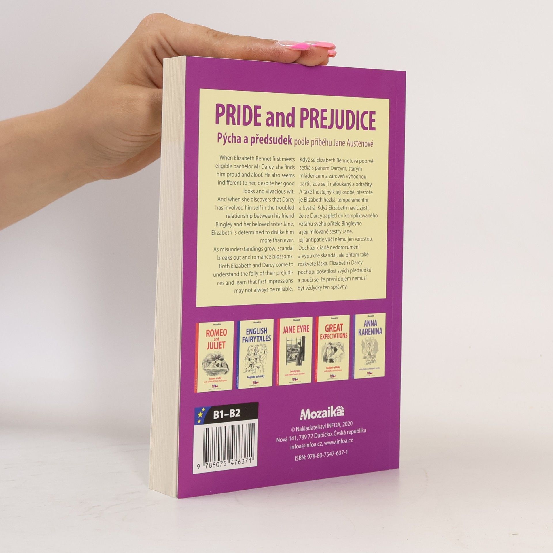 Jane Austen Pride and Prejudice = Pýcha a předsudek