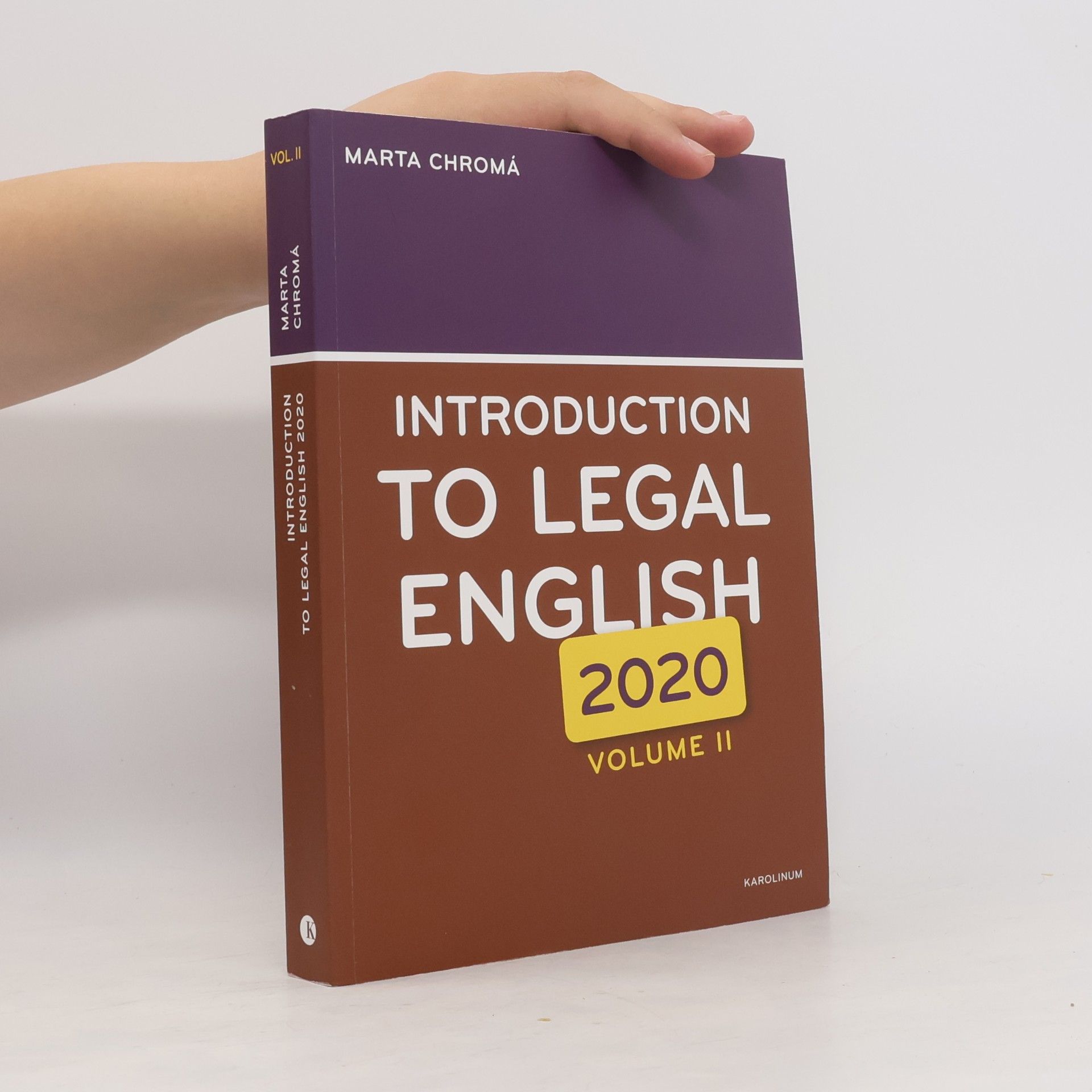 Marta Chromá Introduction to legal English : 2020. Volume II