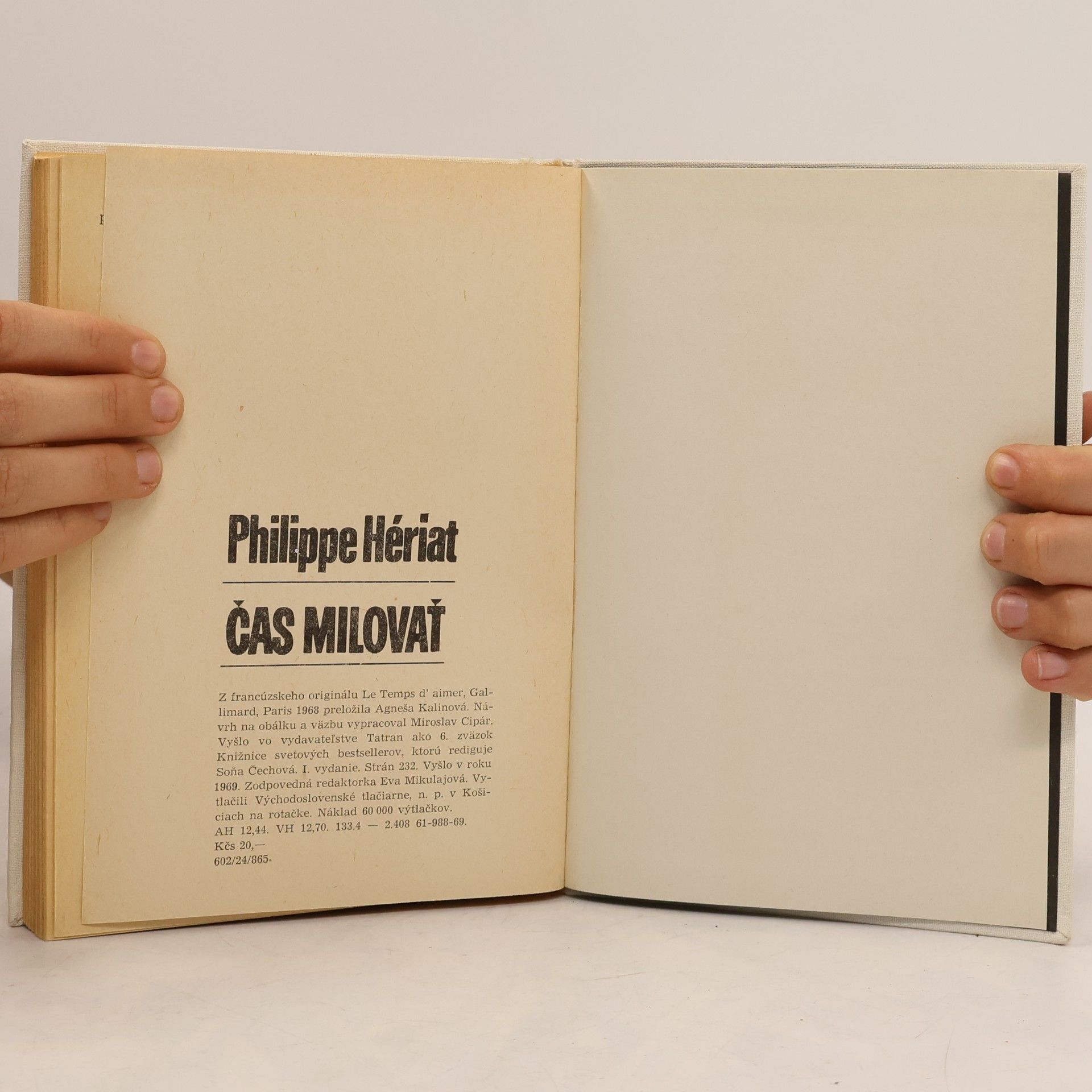 Philippe Hériat Čas milovať