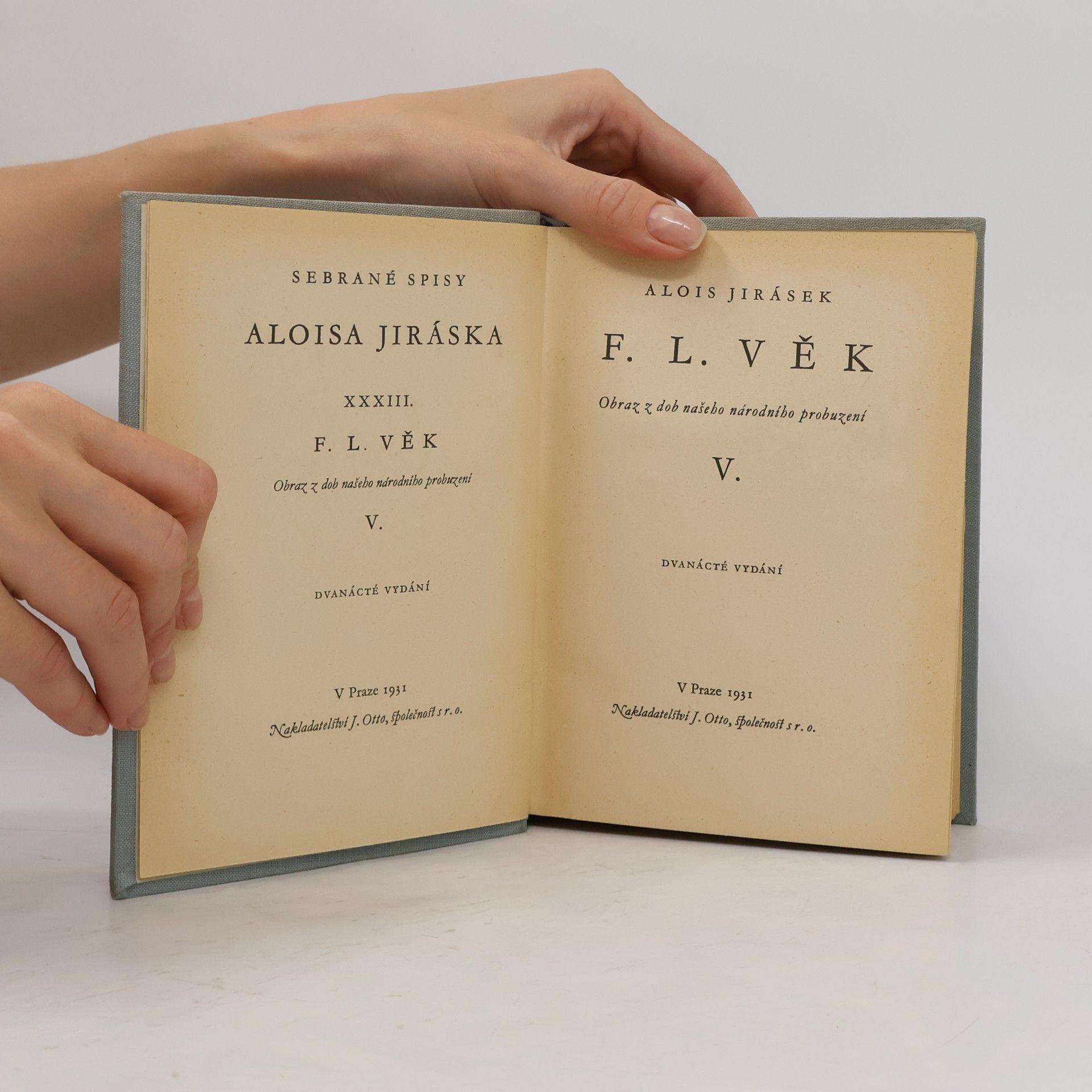 Alois Jirásek F. L. Věk V.