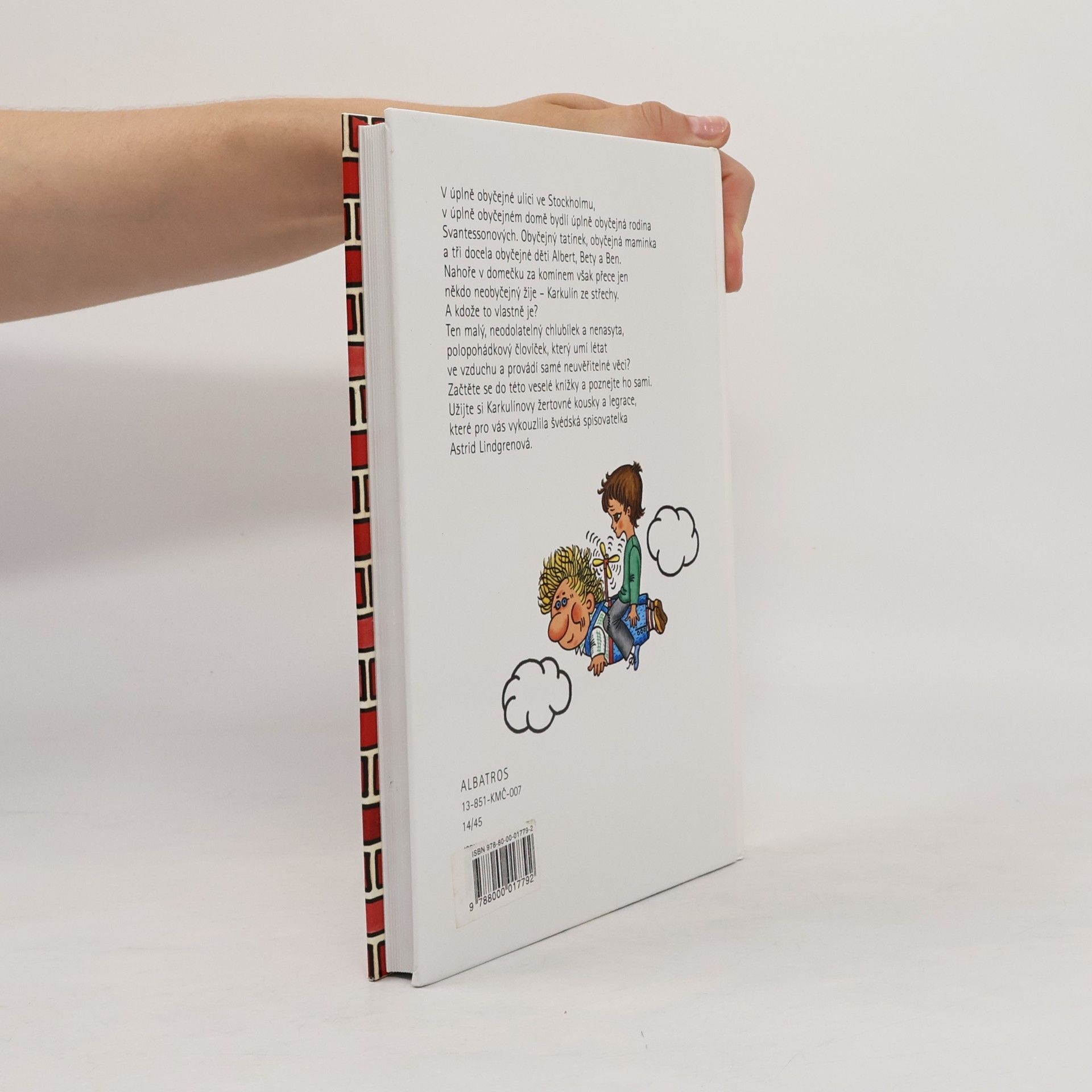 Astrid Lindgren Karkulín ze střechy
